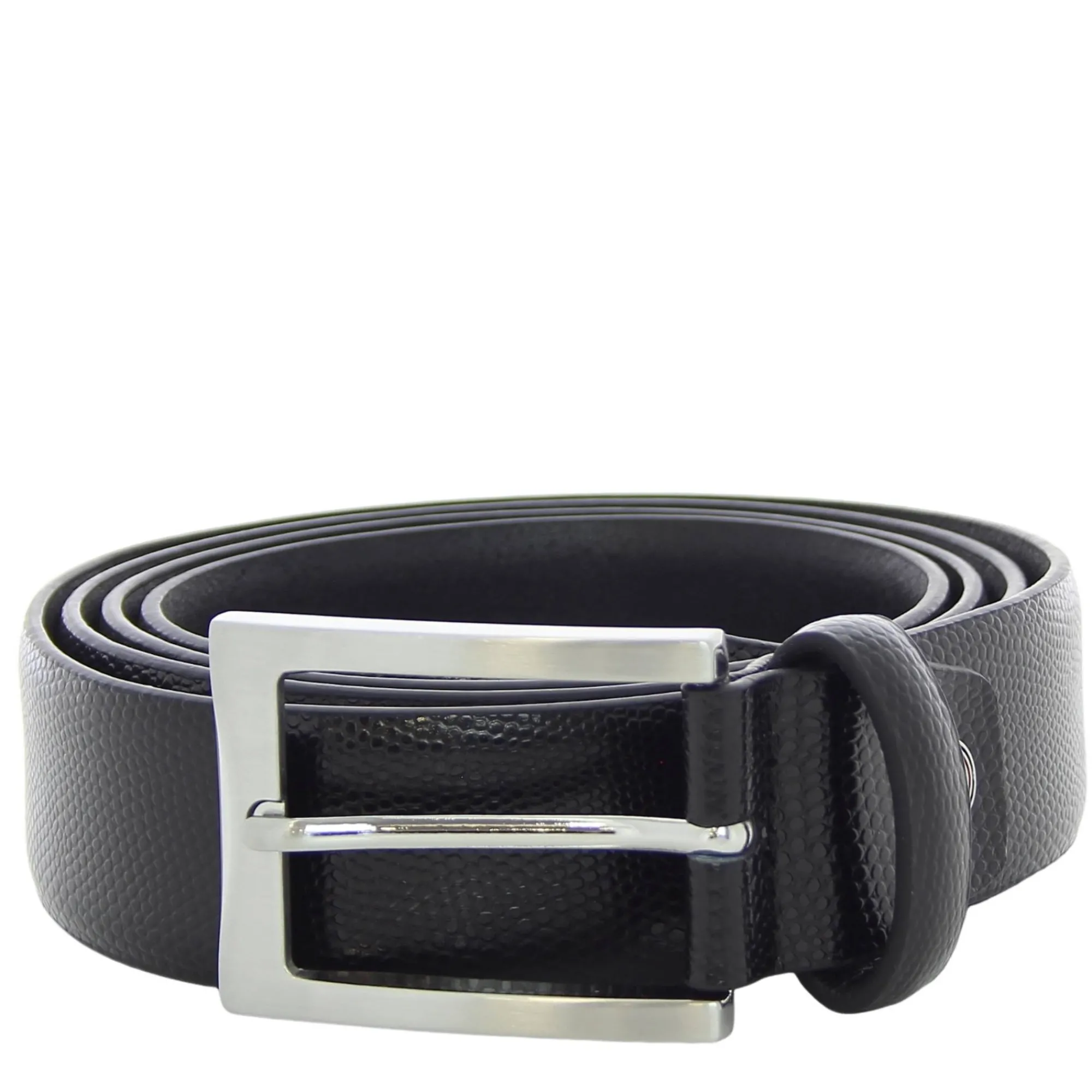 Serge Blanco Ceintures*Ceinture avec boucle finition mat Noir