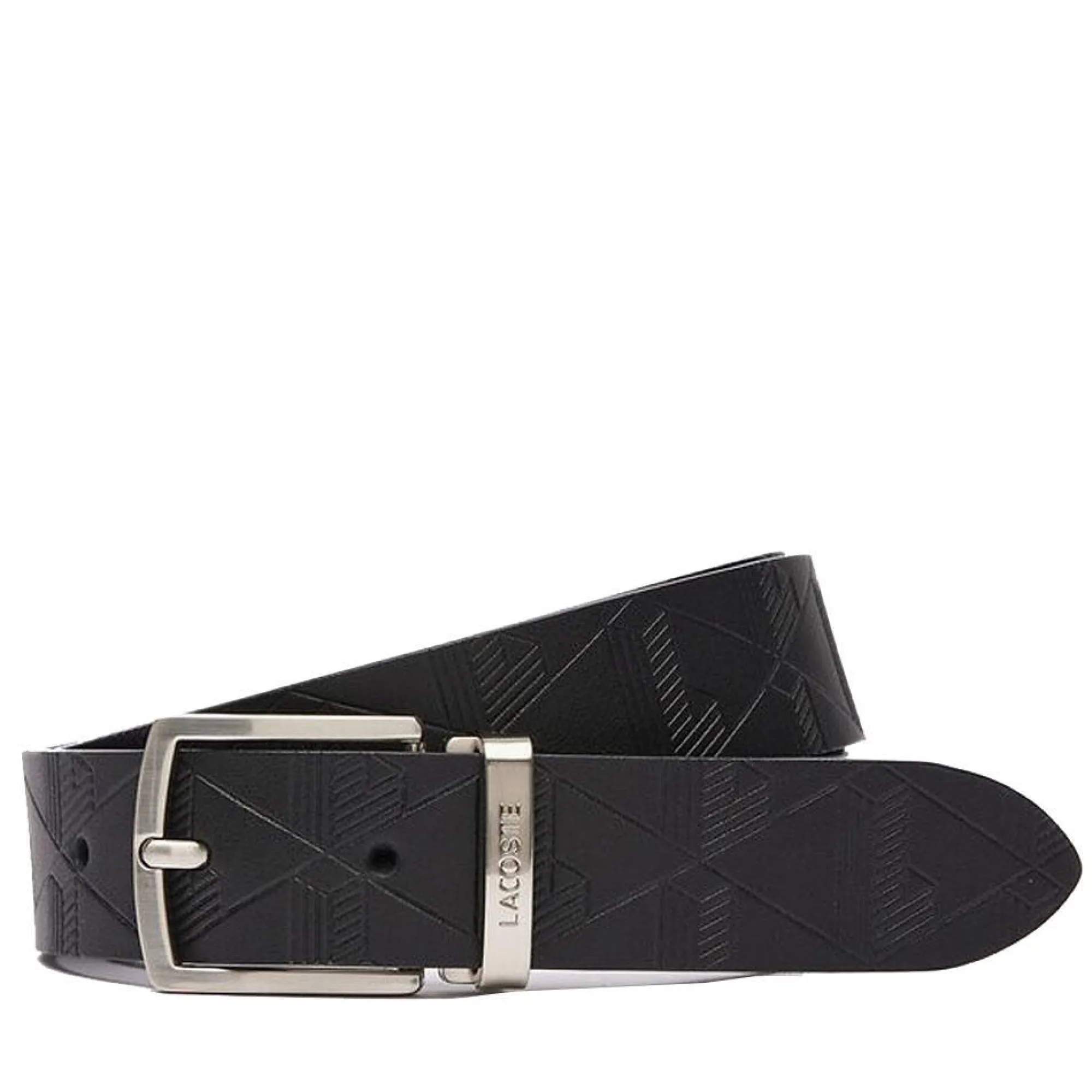 Lacoste Ceintures*Coffret ceinture reversible + 2 boucles Noir