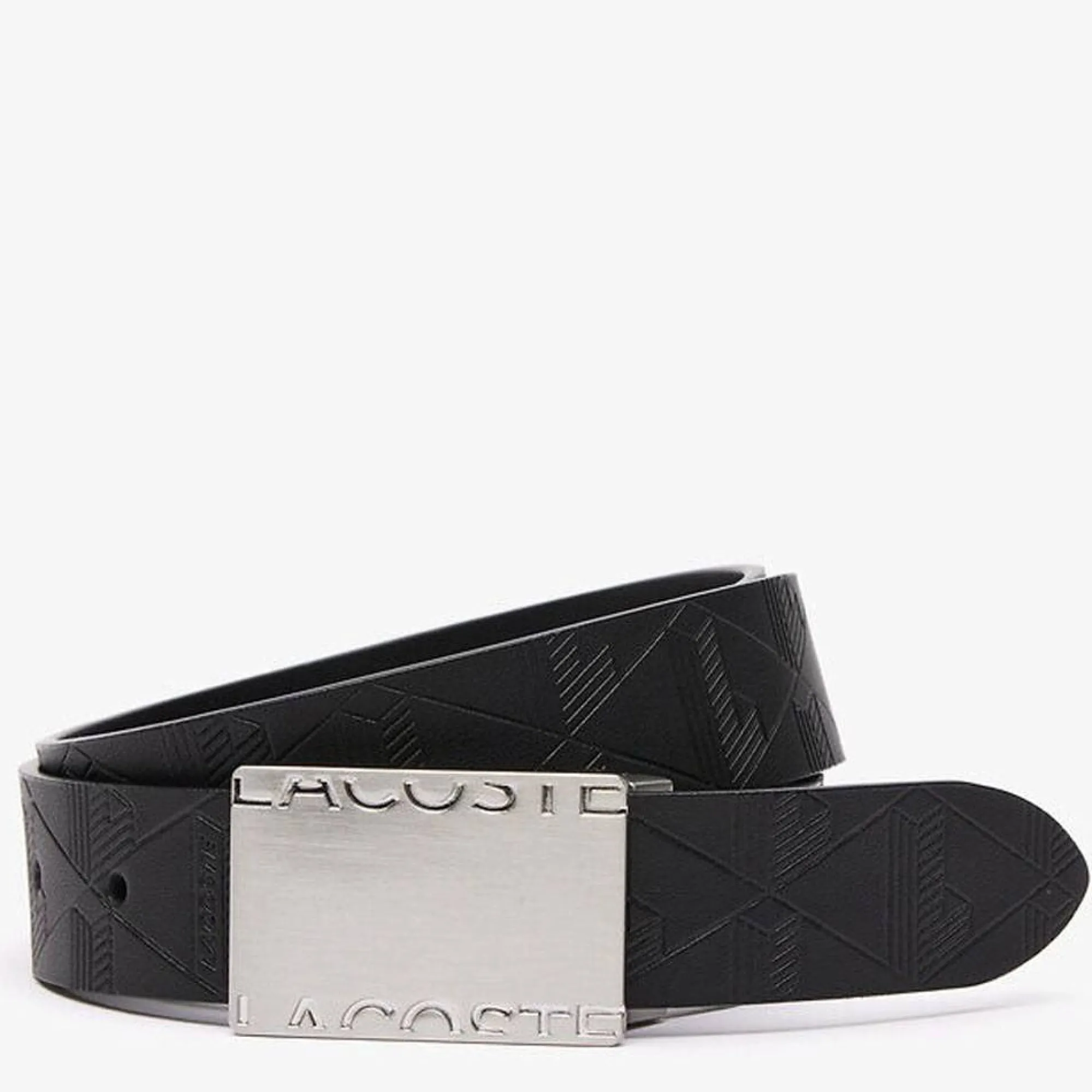 Lacoste Ceintures*Coffret ceinture reversible + 2 boucles Noir