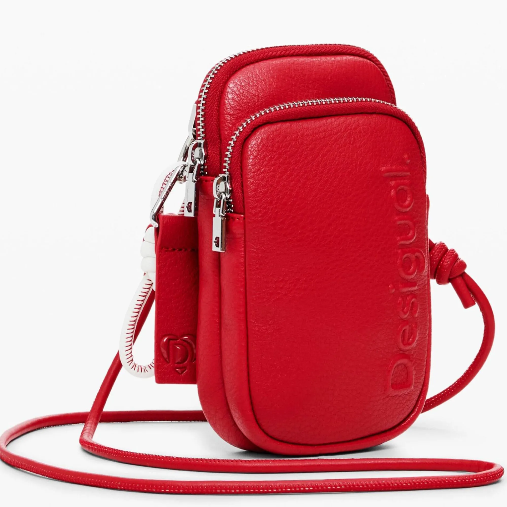 Desigual Porte-Monnaie Femme*Etui telephone Half Logo Rouge