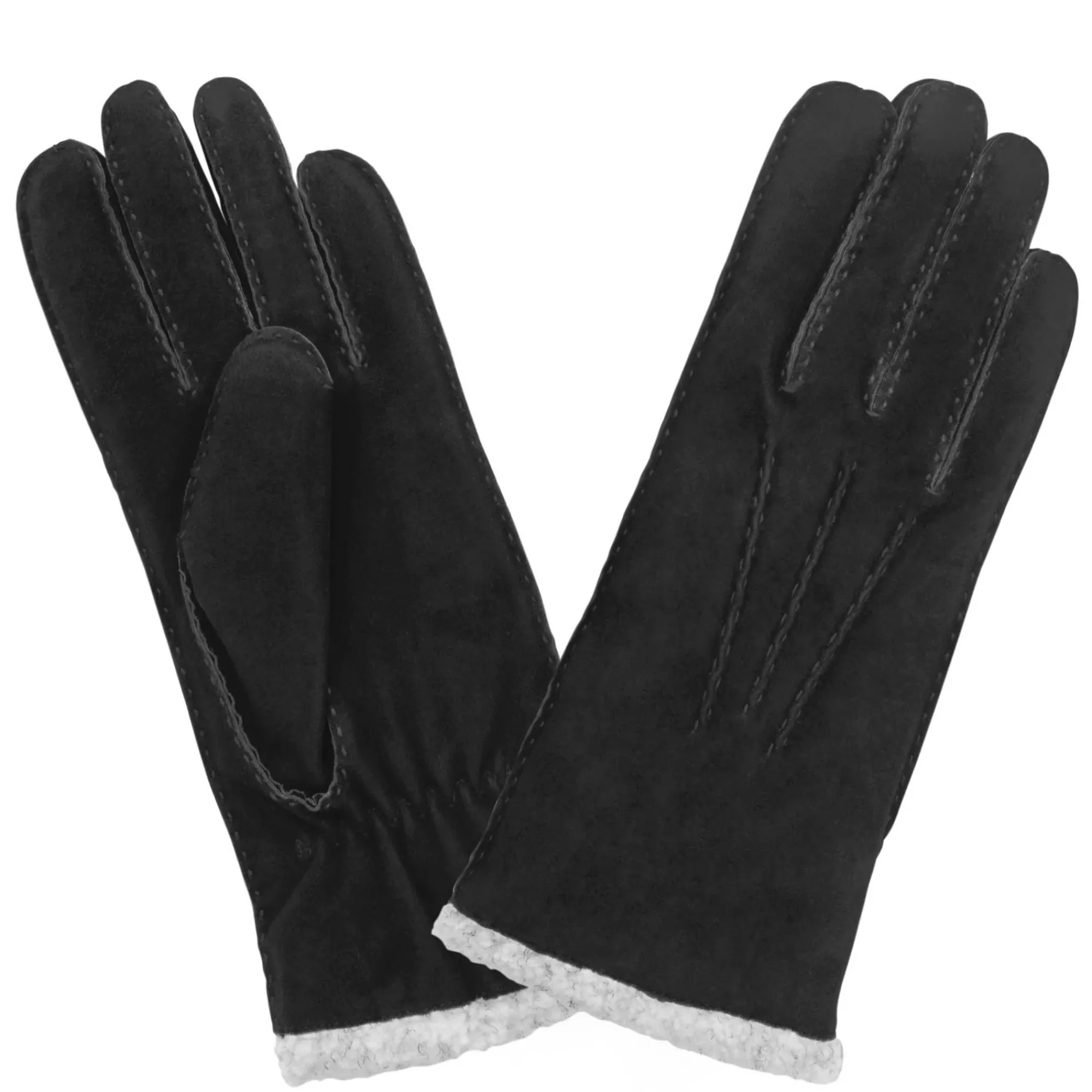 Glove Story Gants Femme*Gants cuir suede doublure fourrure