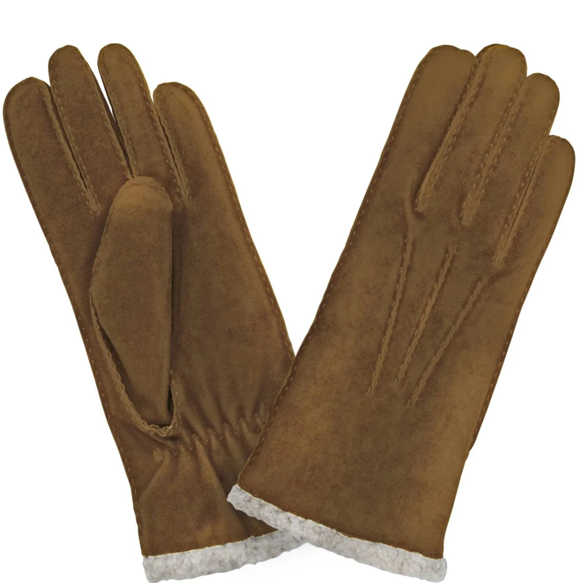 Glove Story Gants Femme*Gants cuir suede doublure fourrure