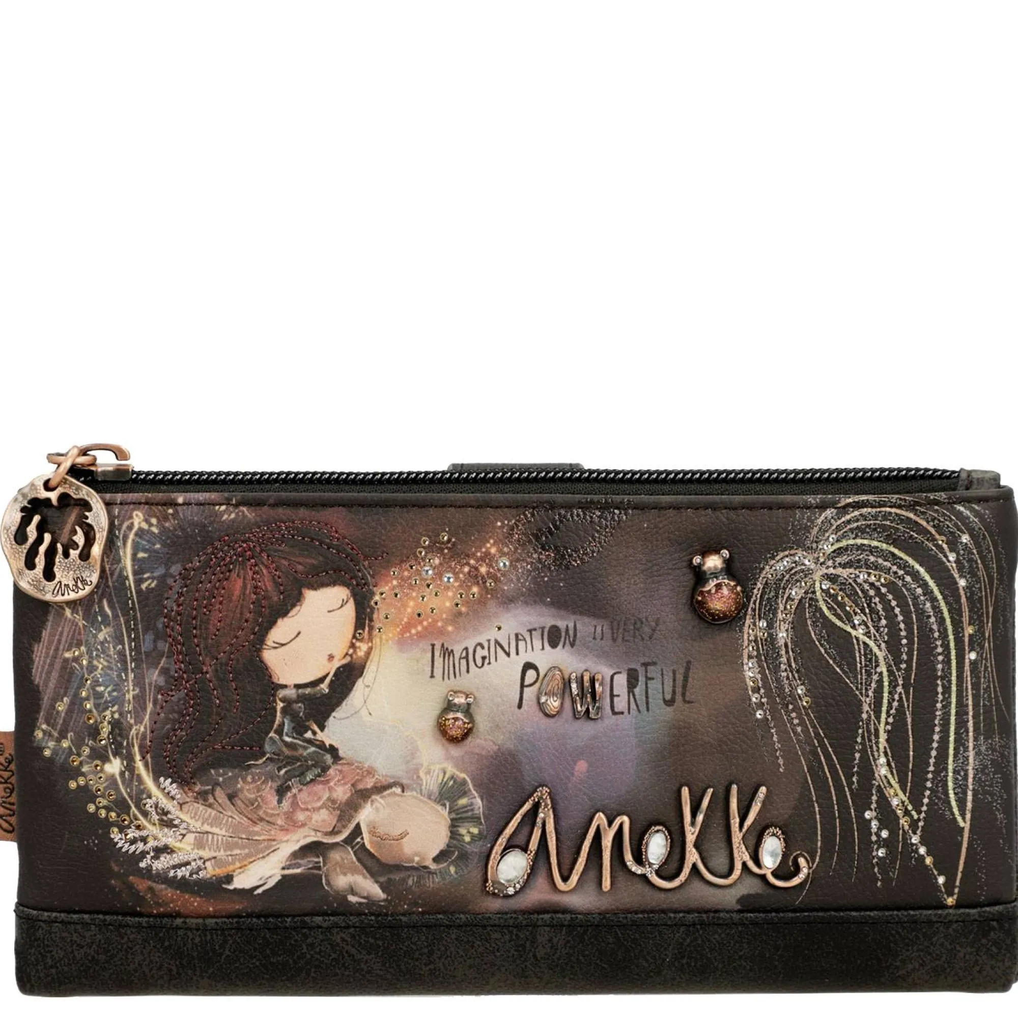 Anekke Portefeuilles Femme*Grand portefeuille Dreamverse RFID Marron