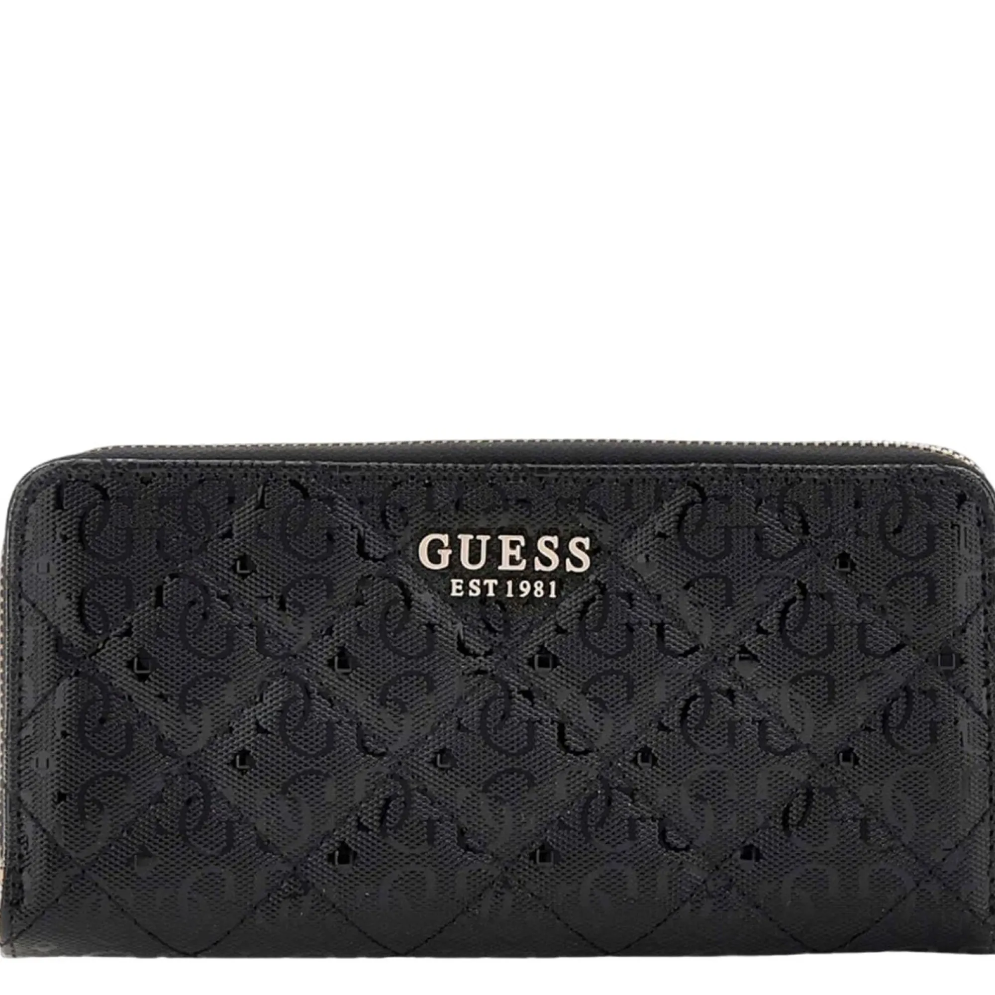 Guess Portefeuilles Femme*Grand portefeuille zippe L Laurel Noir