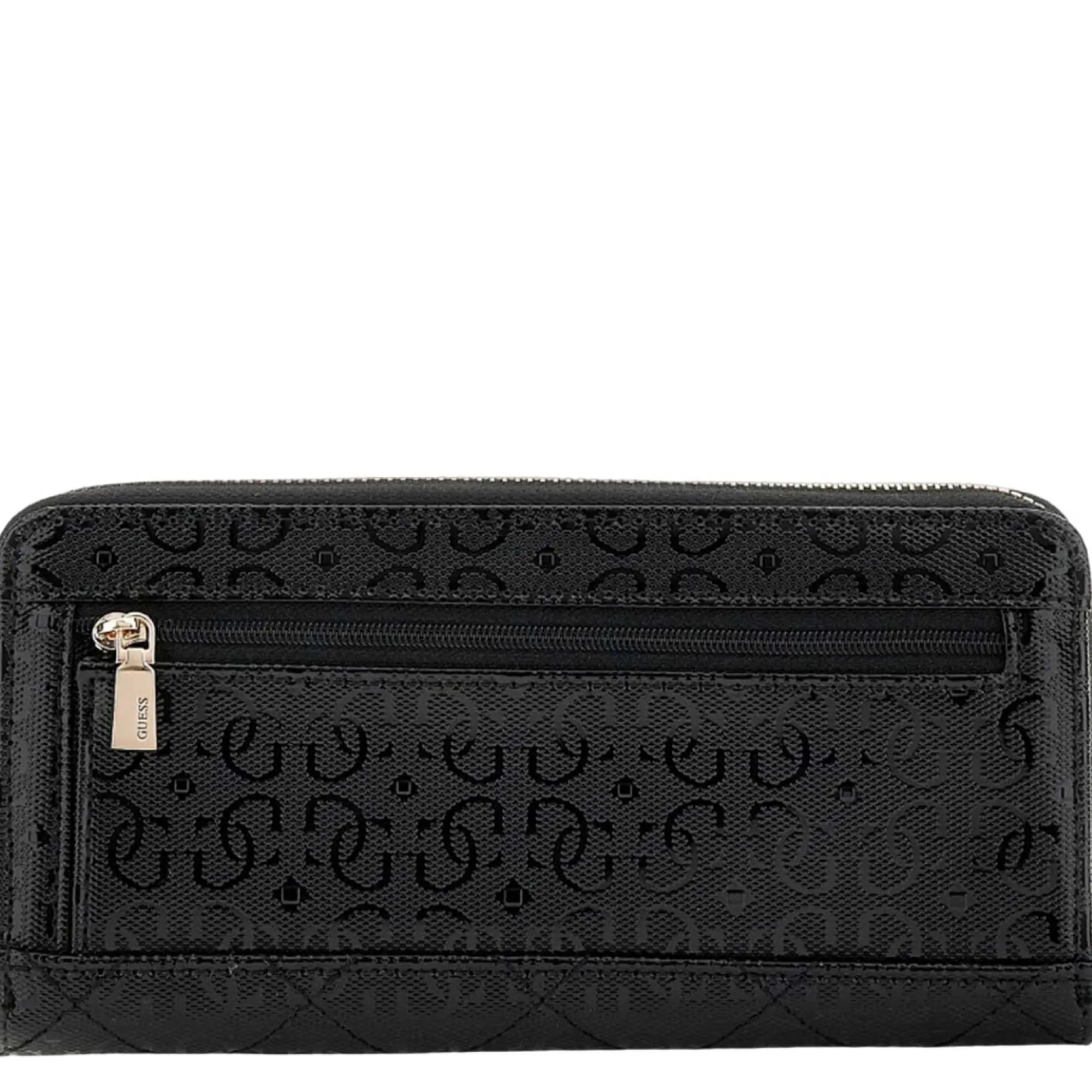 Guess Portefeuilles Femme*Grand portefeuille zippe L Laurel Noir