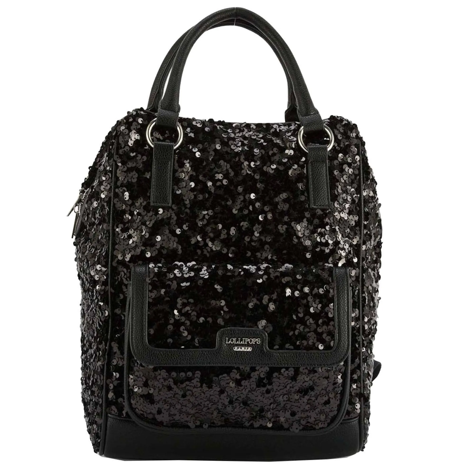 Lollipops Sacs À Dos Femme*Grand sac a dos M Zippe Omachi Noir Multi