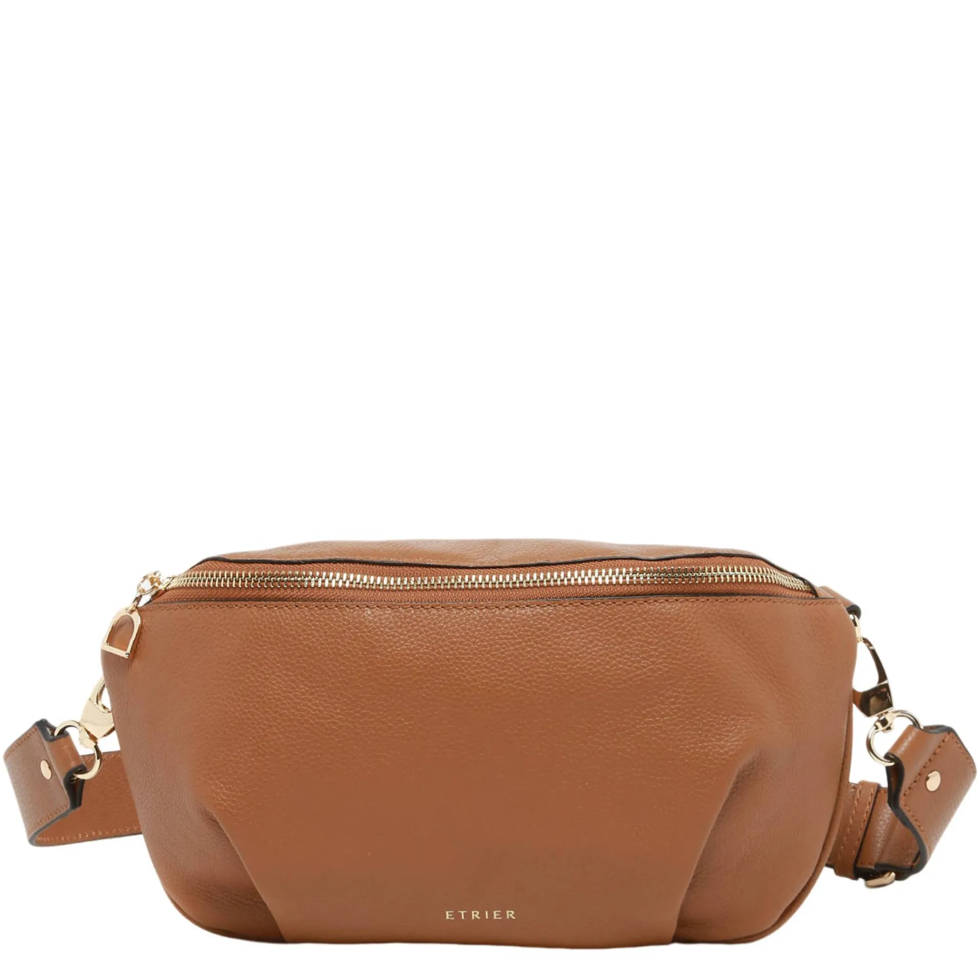 Etrier Sacs Banane Femme*Grand sac banane L Tradition cuir graine Camel