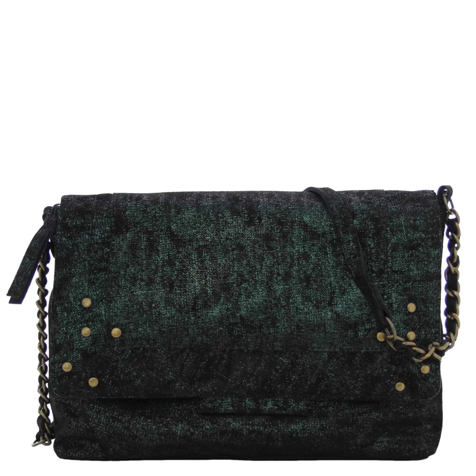 Pieces Sacs Bandoulière*Grand sac besace Felizia cuir a rabat