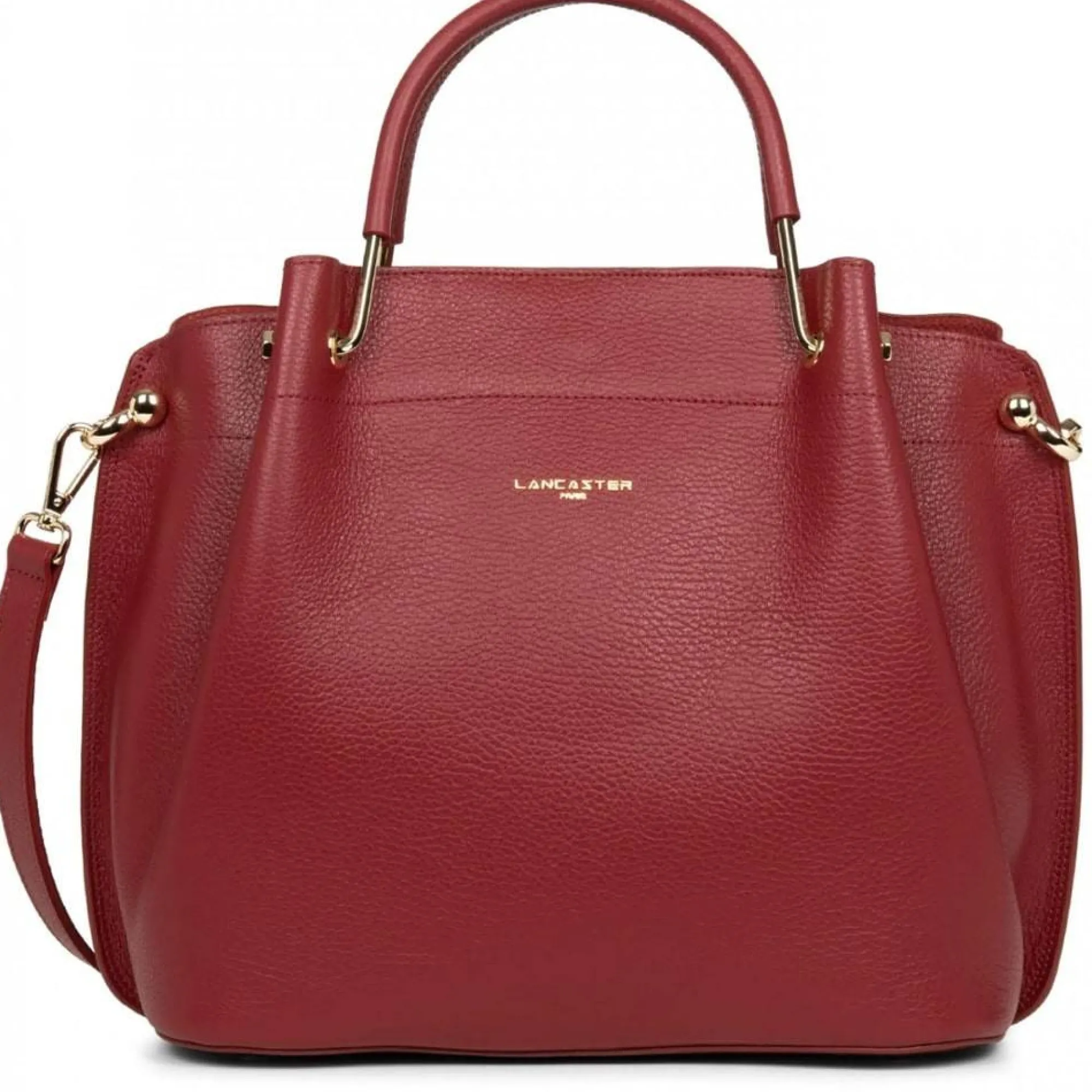Lancaster Sacs À Main*Grand sac Louisa Foulonne Double Made in France
