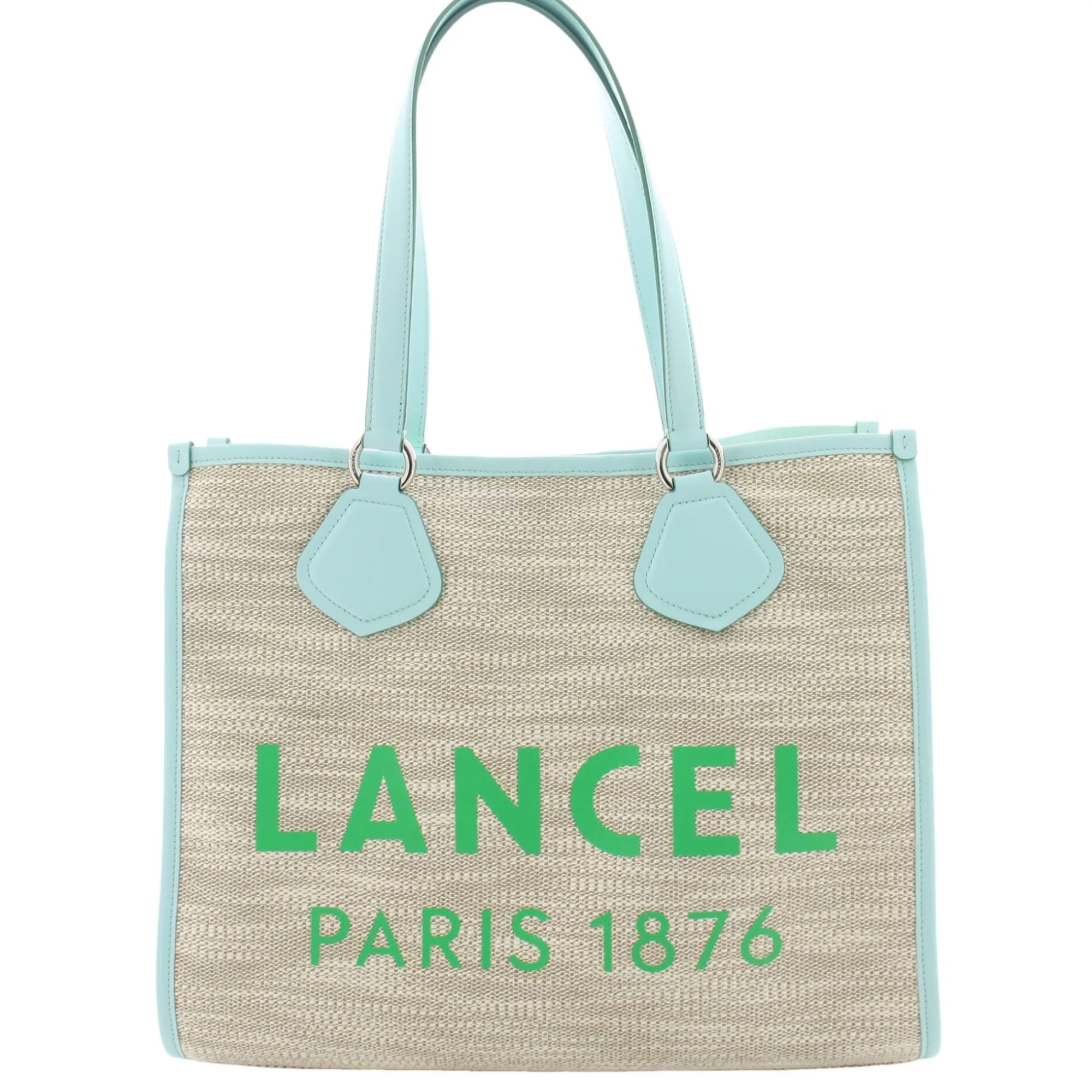 Lancel Sacs Cabas*Grand sac Summer Tote L toile de jute