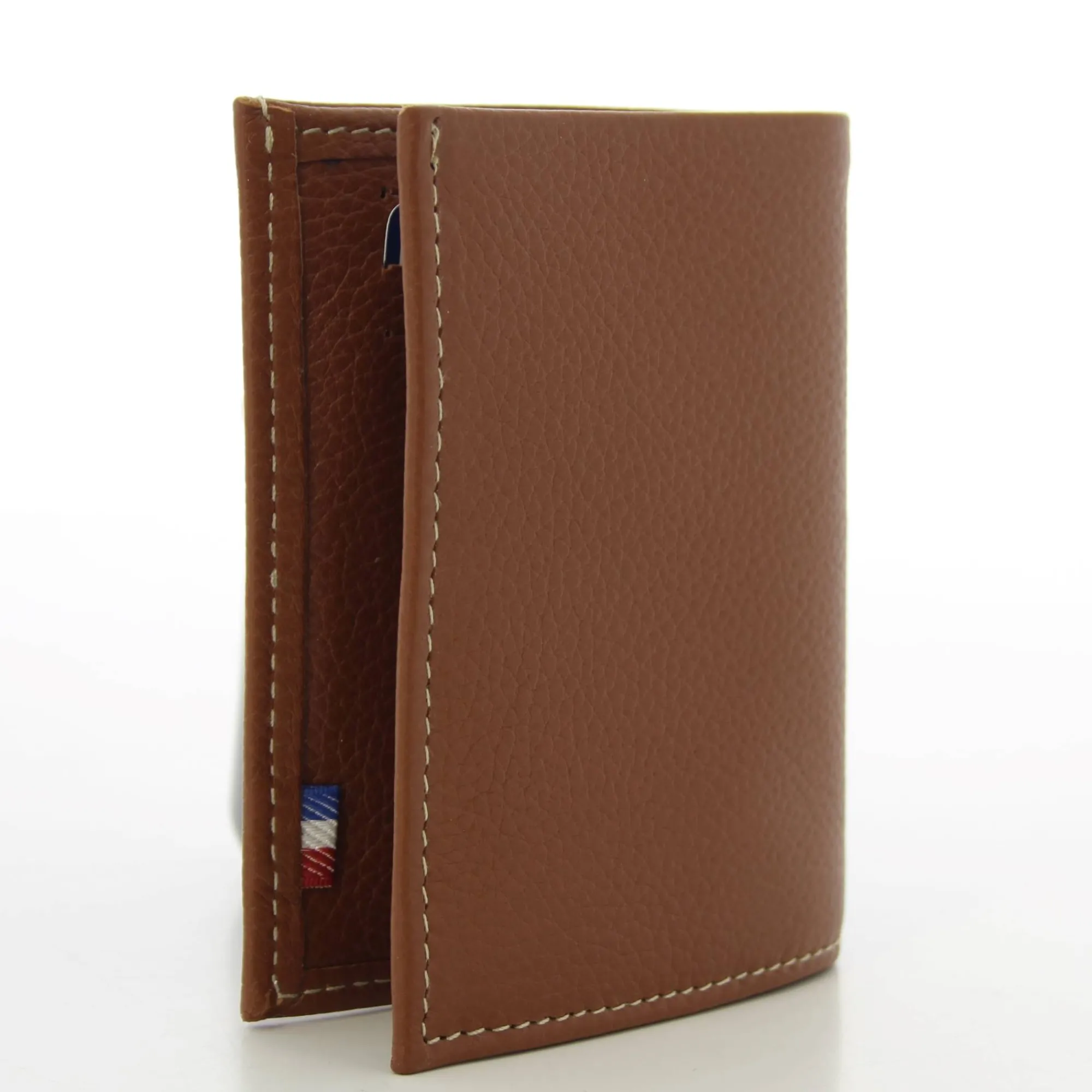 Frandi Portefeuilles Homme*Mini portefeuille en cuir de vachette graine