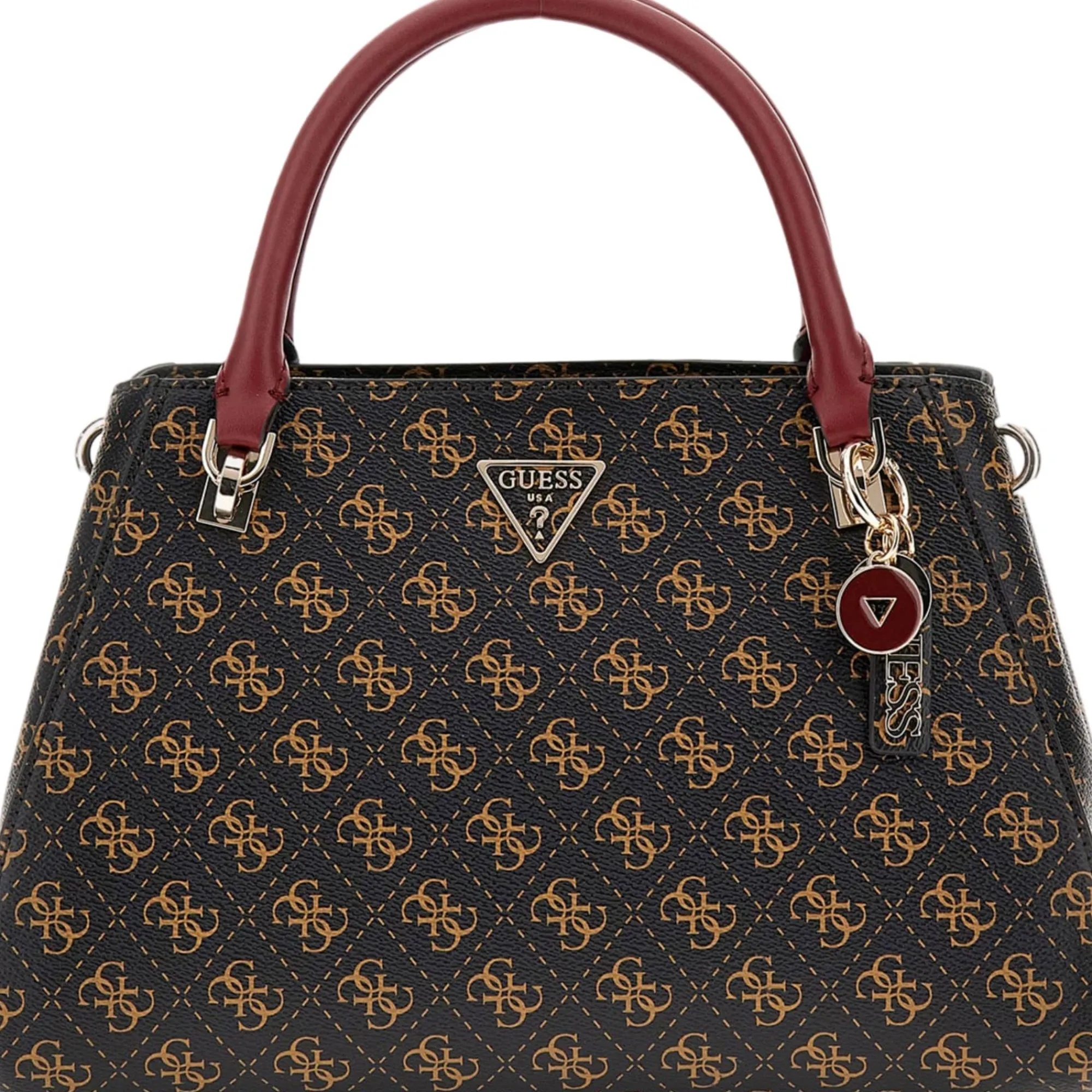 Guess Sacs À Main*Mini sac a main Noelle imprime logo 4G Marron