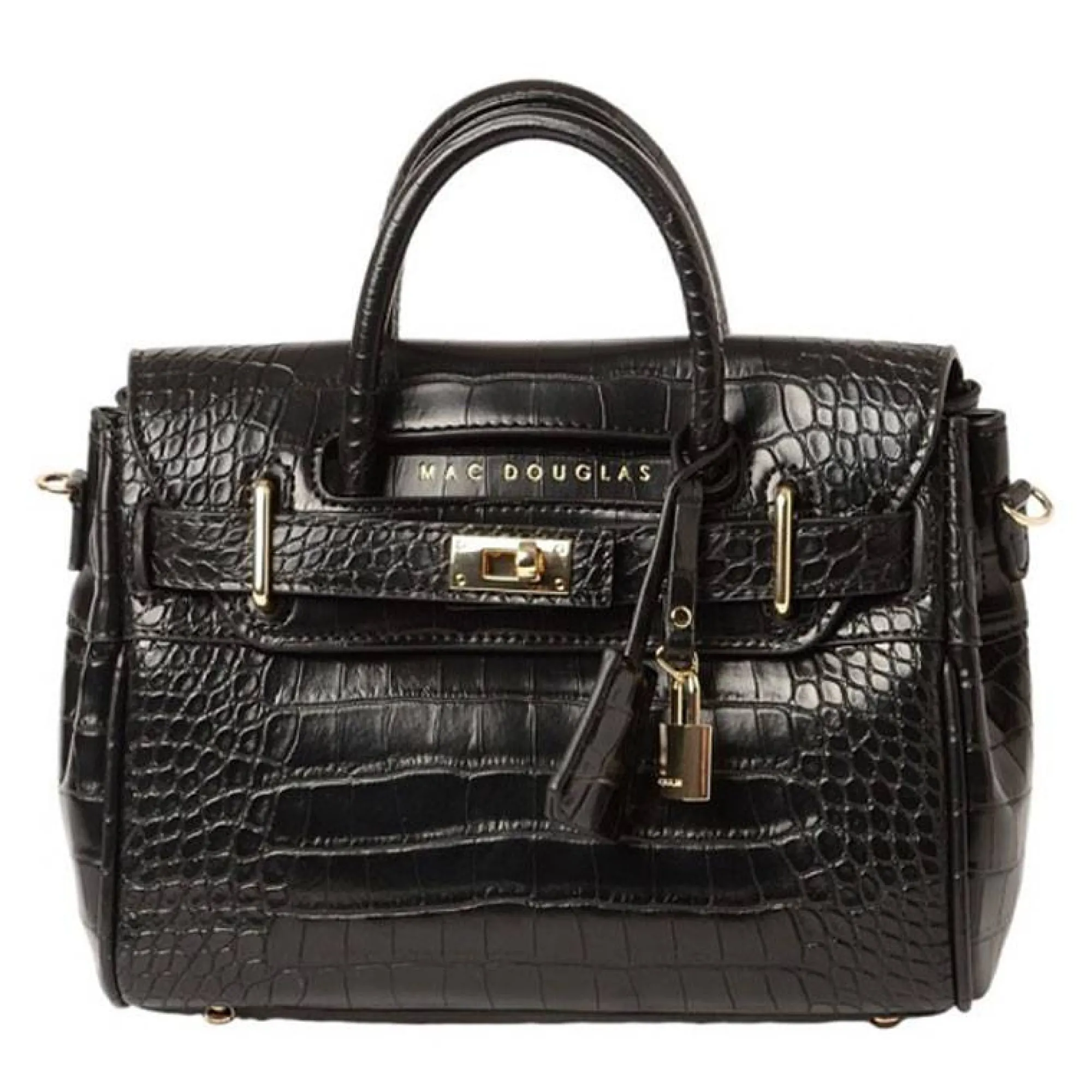 Mac Douglas Sacs À Main*Mini sac porte main Pyla Meryl croco Noir