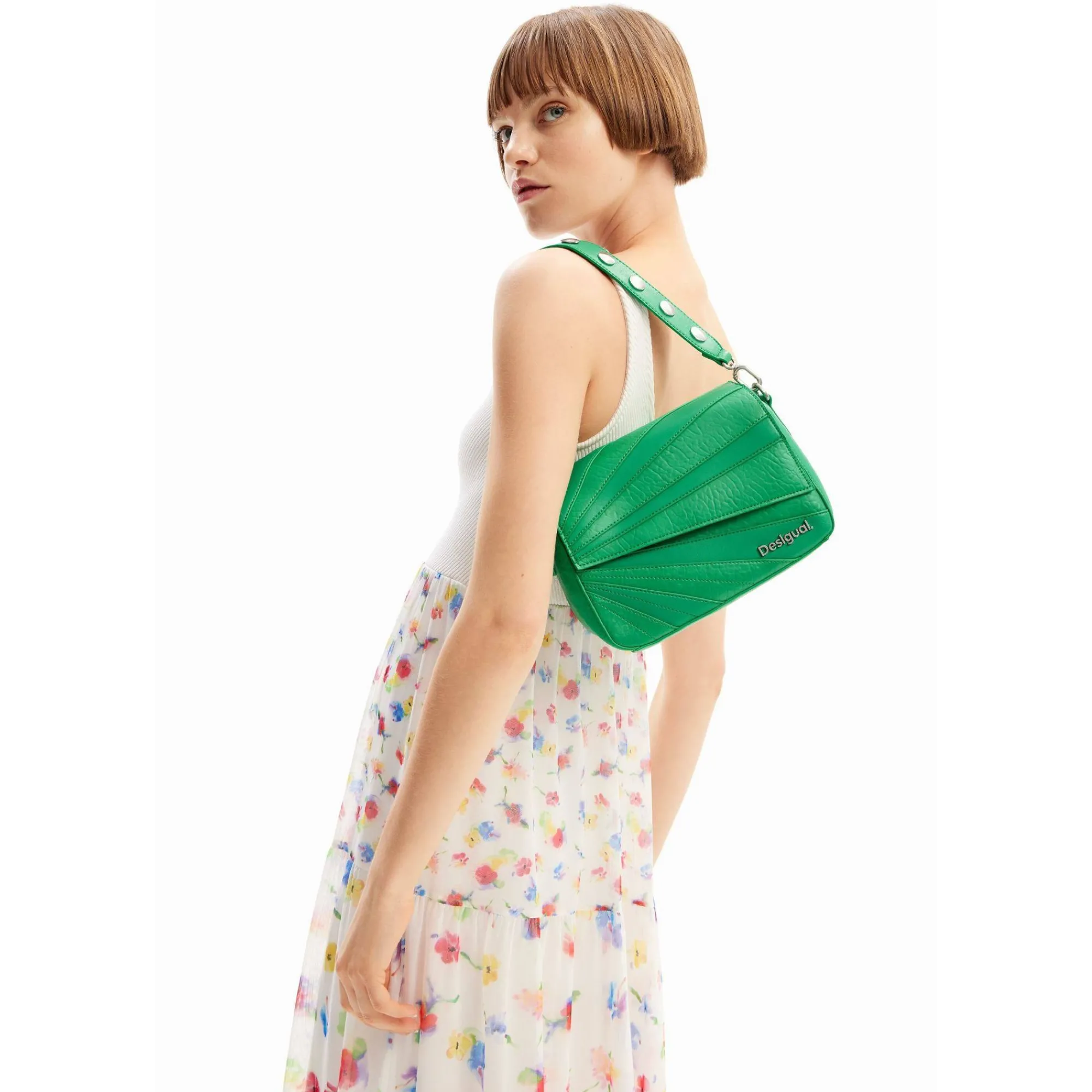 Desigual Sacs Bandoulière*Mini sac S Machina Phuket patchwork Vert