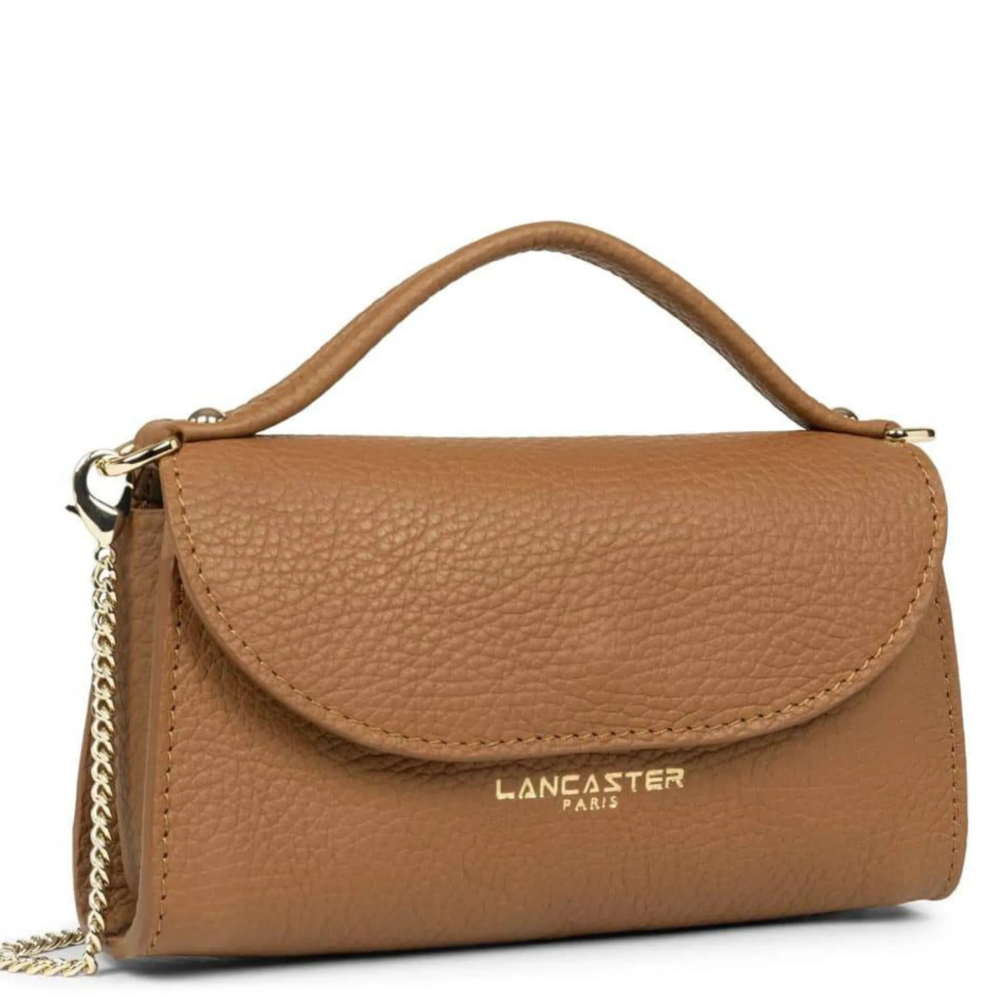 Lancaster Sacs Bandoulière*Mini sac Studio Mimi fabrique en Italie Camel