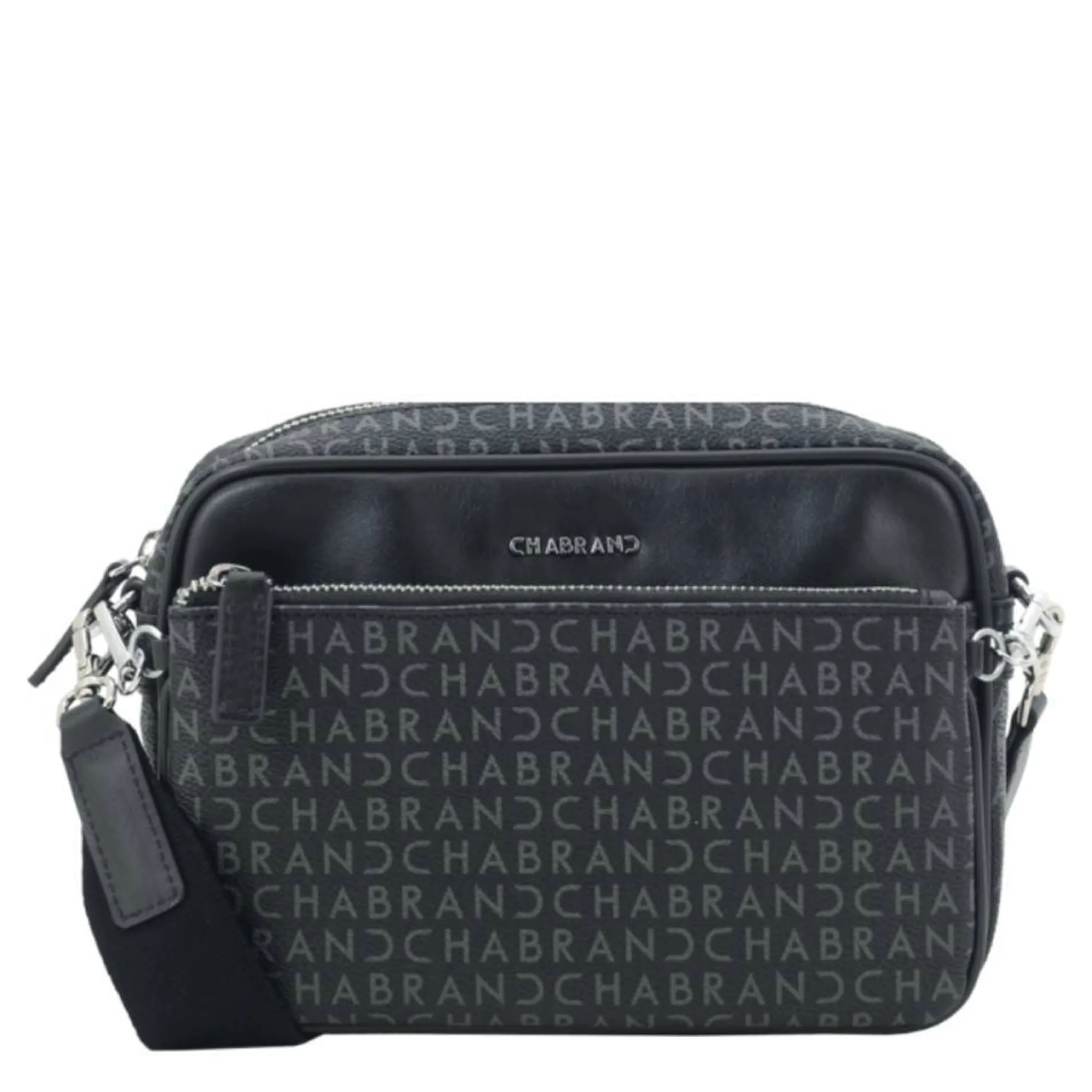 Chabrand Petites Sacoches Homme*Mini sacoche reporter Freedom motif logo Noir