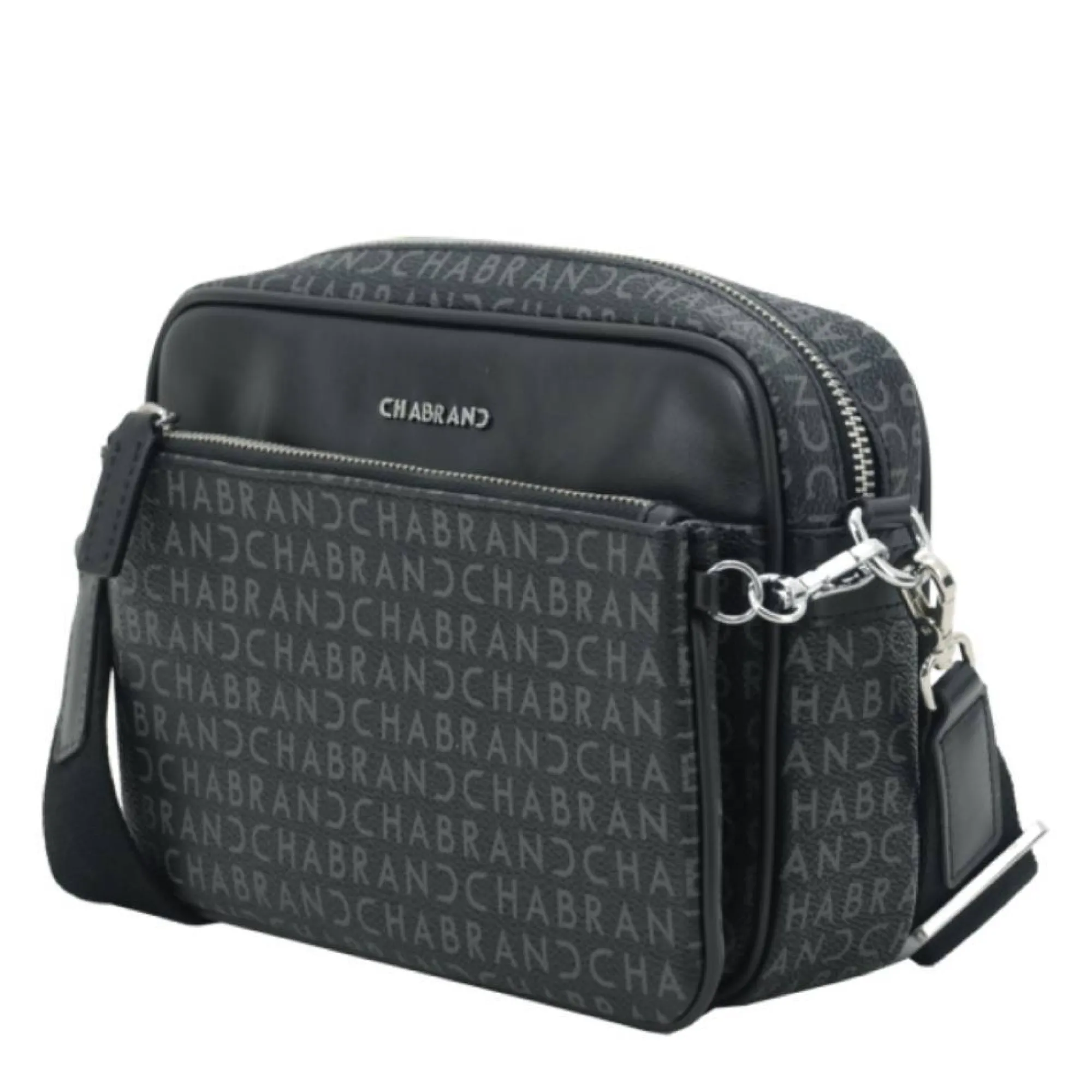 Chabrand Petites Sacoches Homme*Mini sacoche reporter Freedom motif logo Noir