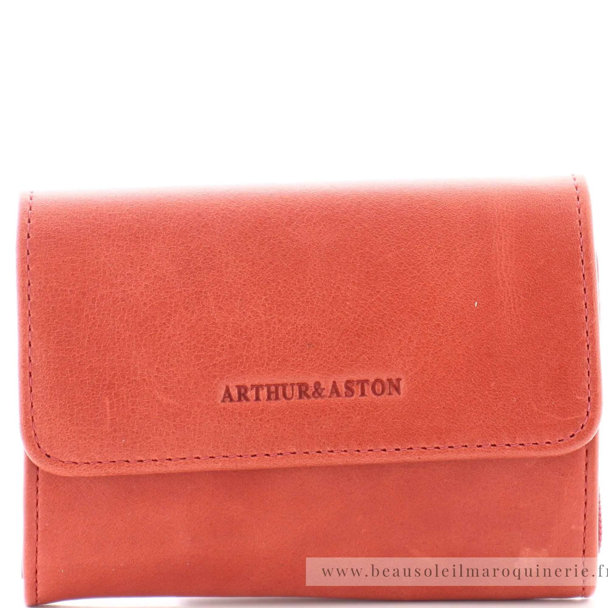 Arthur Aston Porte-Monnaie Femme*Petit porte-monnaie femme Rose cuir huile