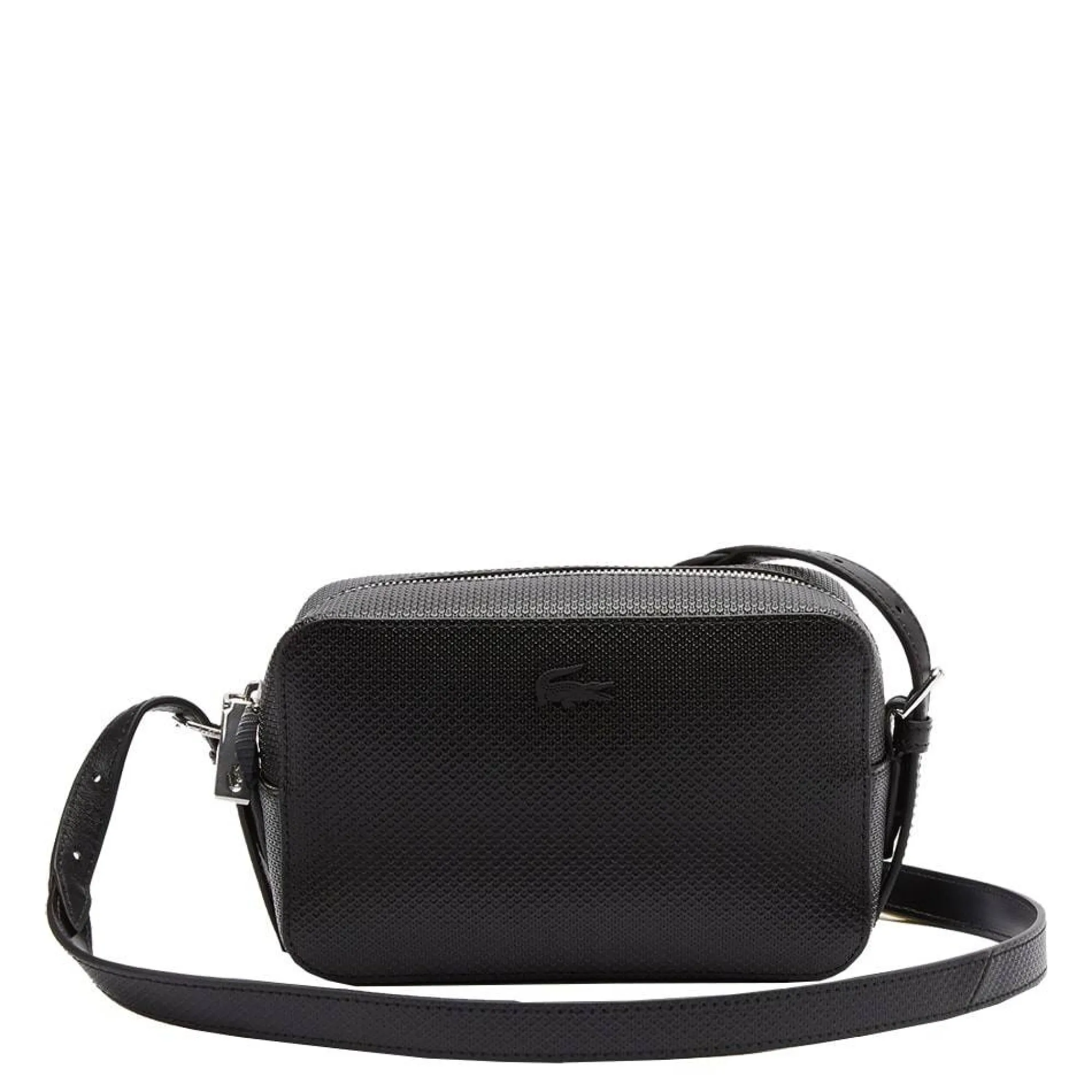 Lacoste Sacs Bandoulière*Petit sac a bandouliere Chantaco en cuir Noir