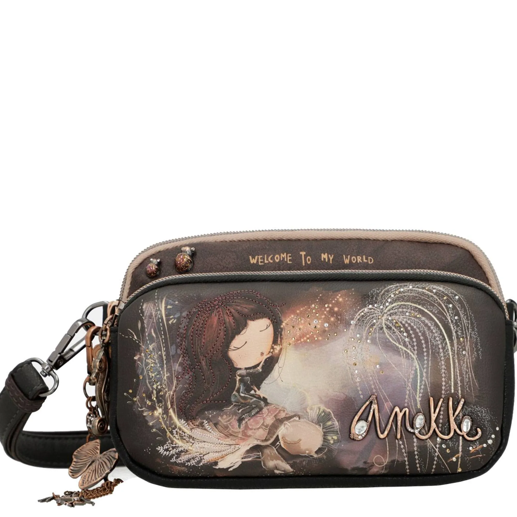 Anekke Sacs Bandoulière*Petit sac a bandouliere Dreamverse Marron