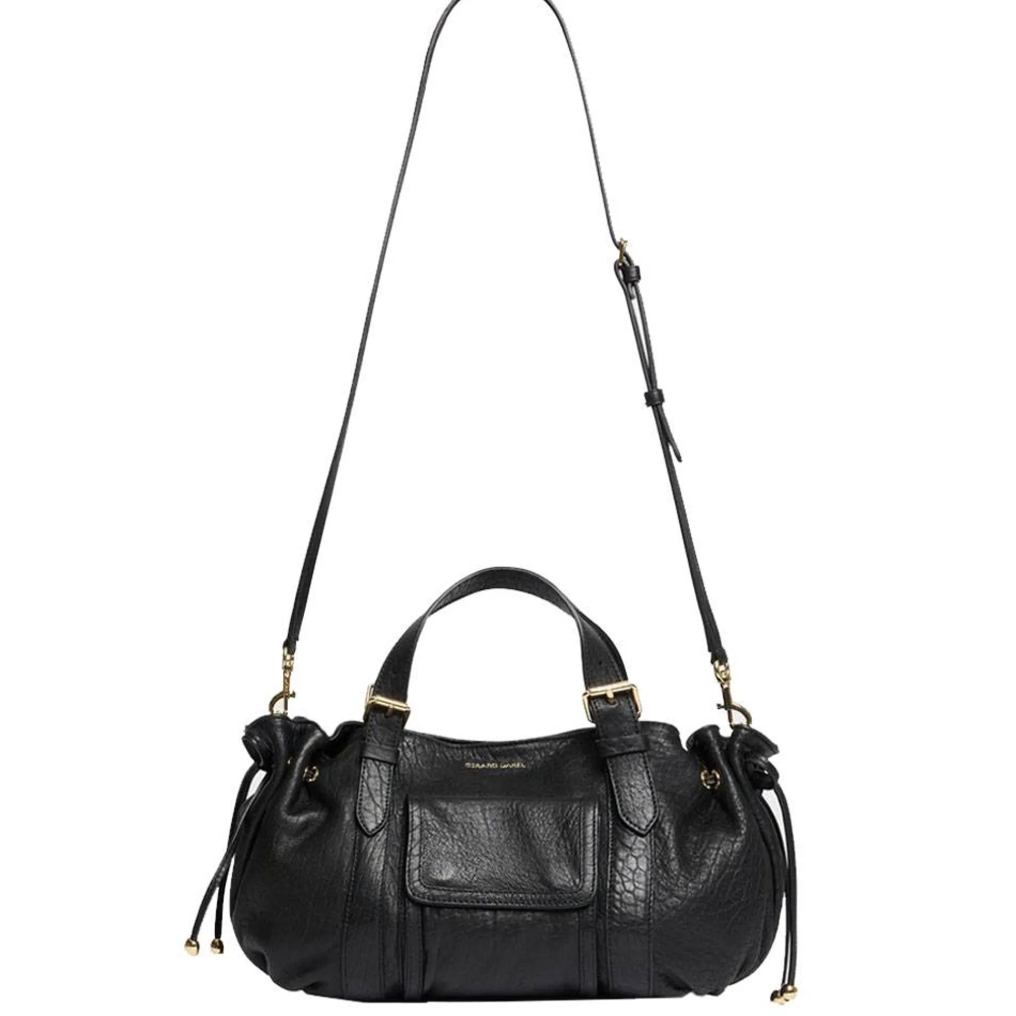 Gerard Darel Sacs À Main*Petit sac a main Le 18H cuir bubble Noir