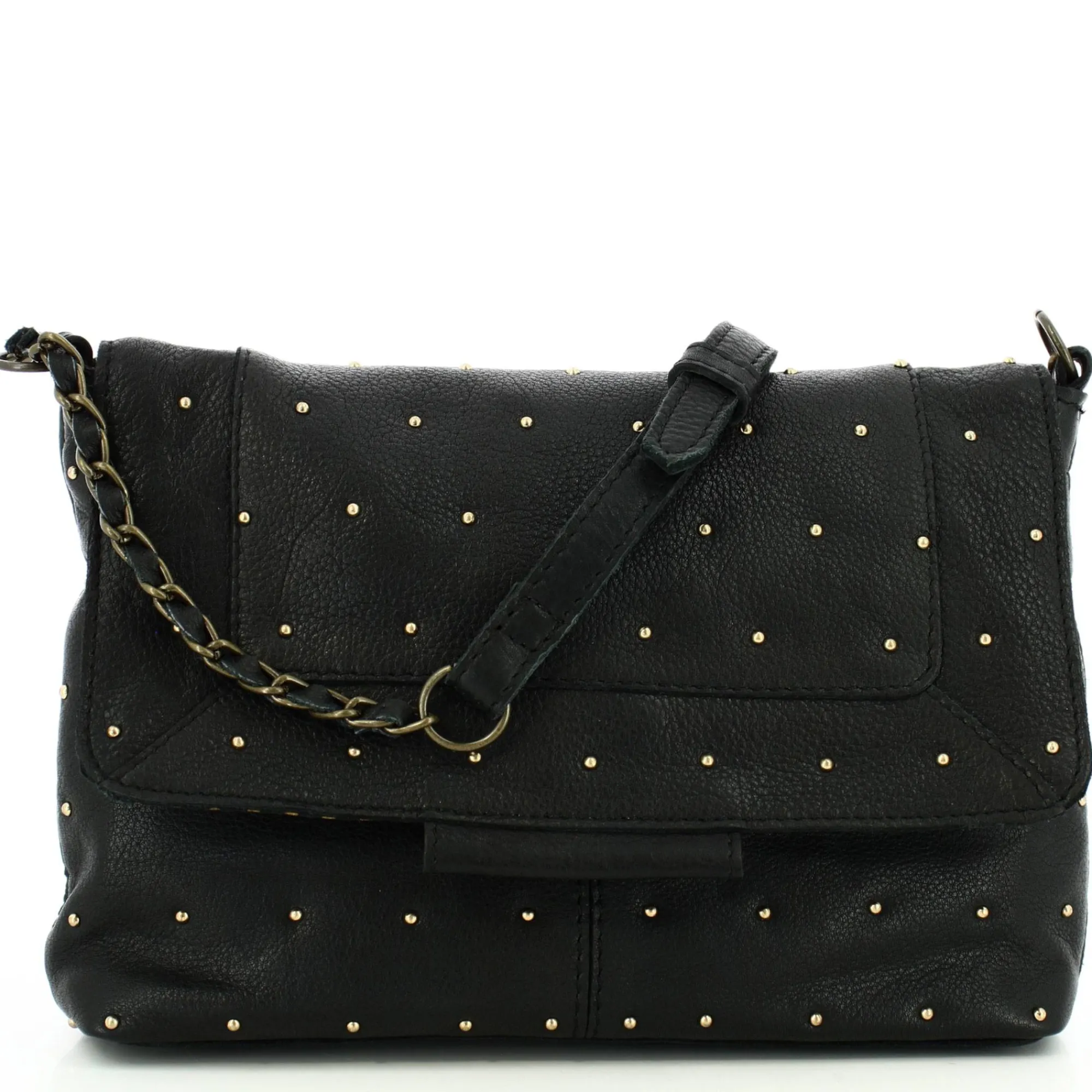 Pieces Sacs Bandoulière*Petit sac bandouliere Felizia cuir cloute Noir