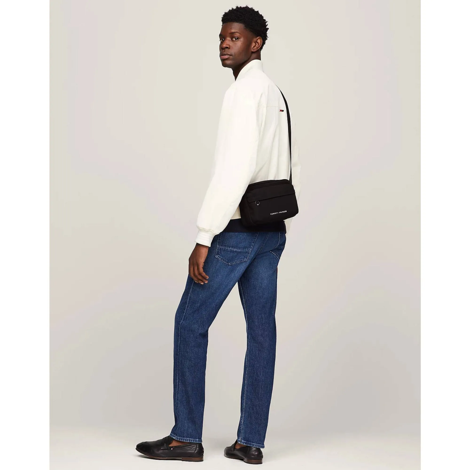 Tommy Hilfiger Petites Sacoches Homme*Petit sac bandouliere Skyline en textile Noir