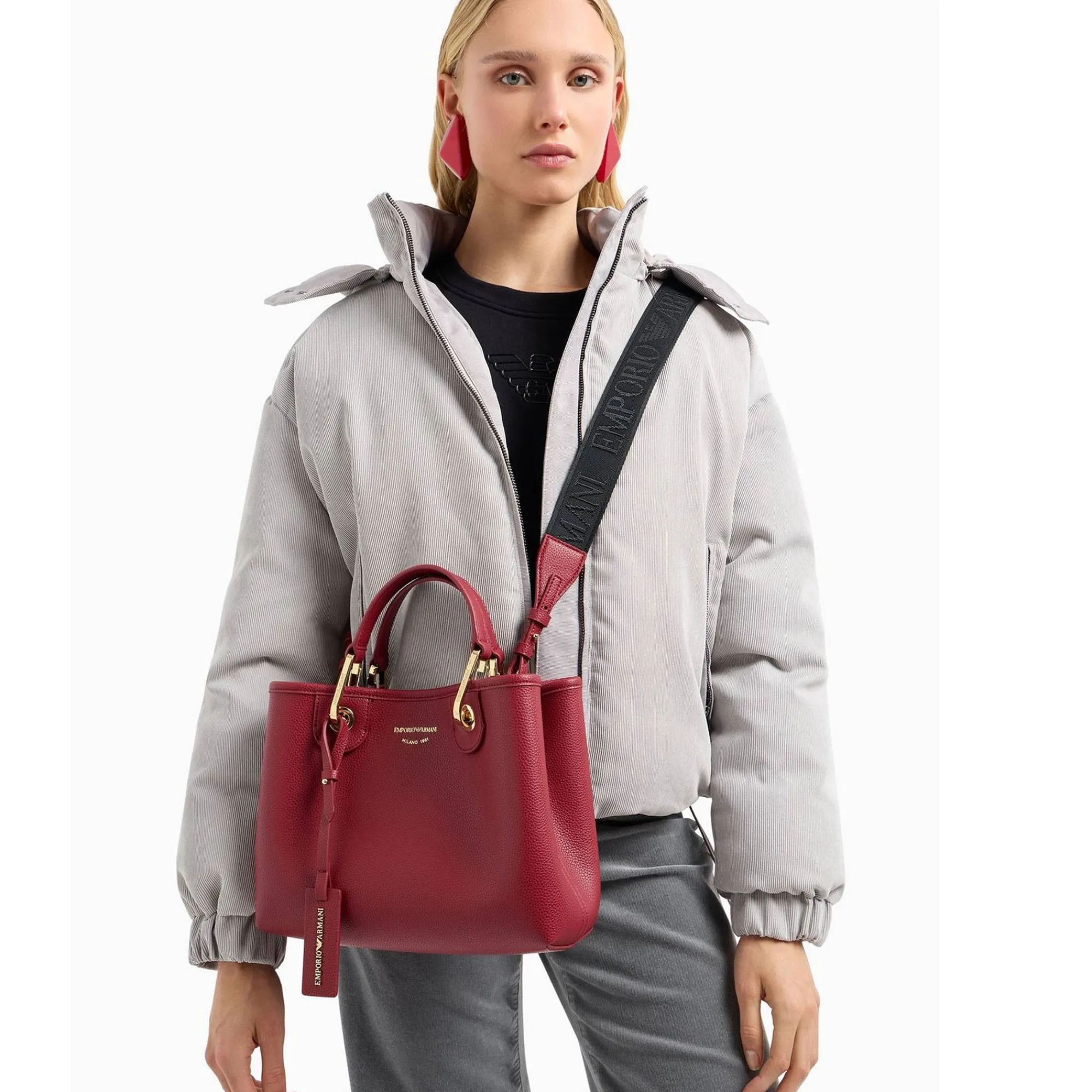 Emporio Armani Sacs À Main*Petit sac cabas MyEA Bag imprime cerf