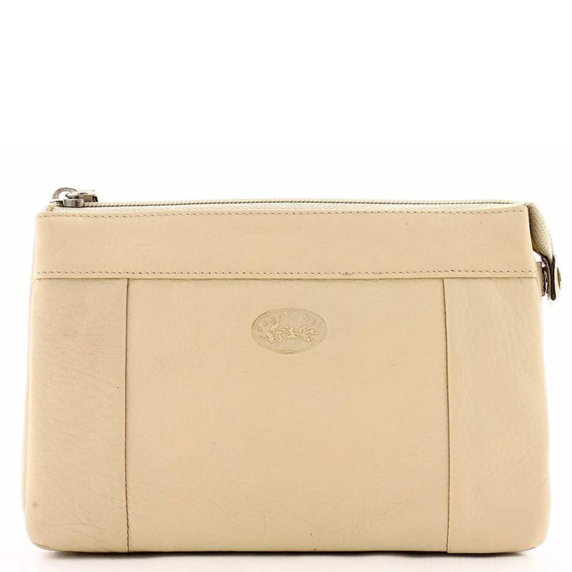 Francinel Pochettes*Petite pochette femme en cuir Beige