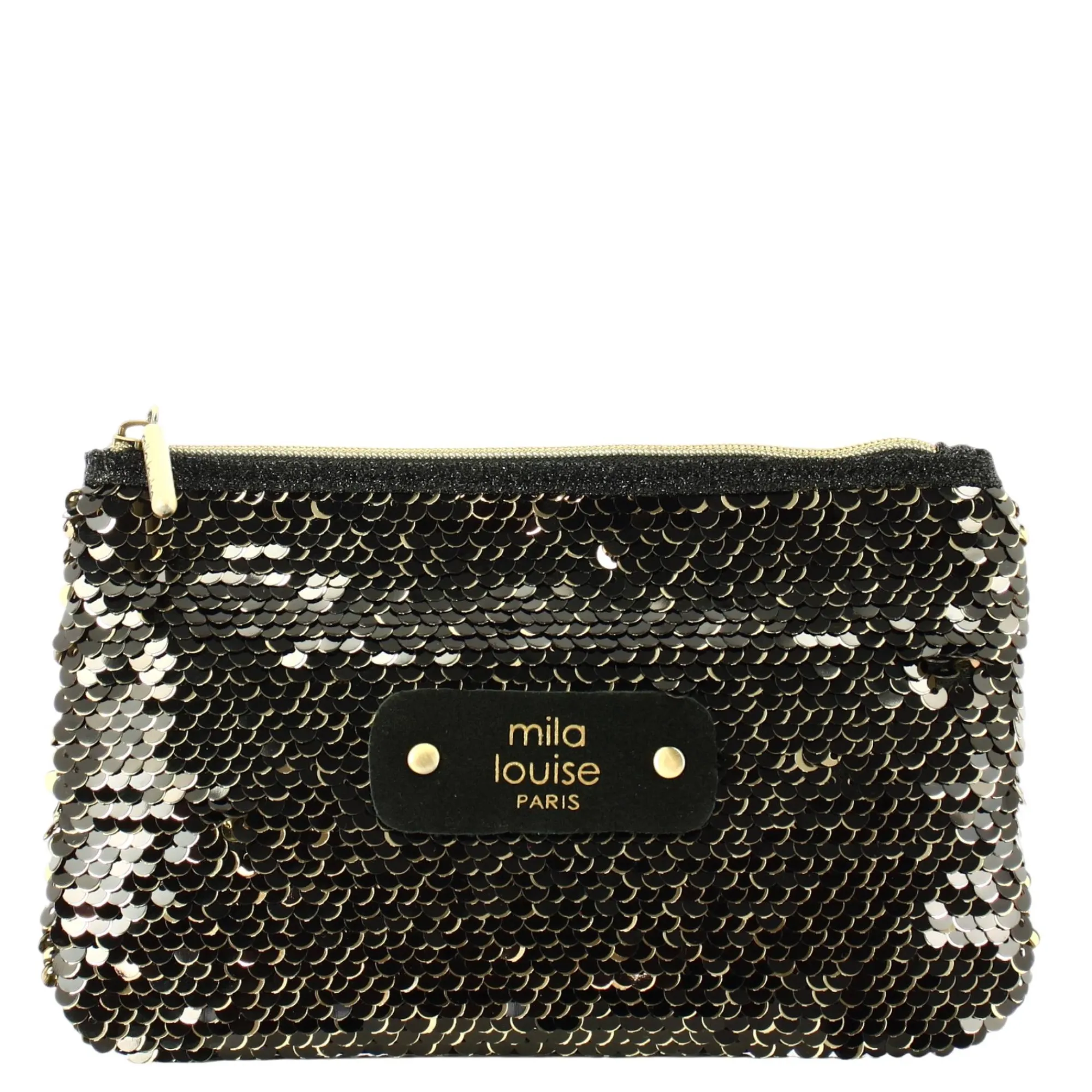 Mila Louise Pochettes*Petite pochette zippee a sequins SC7