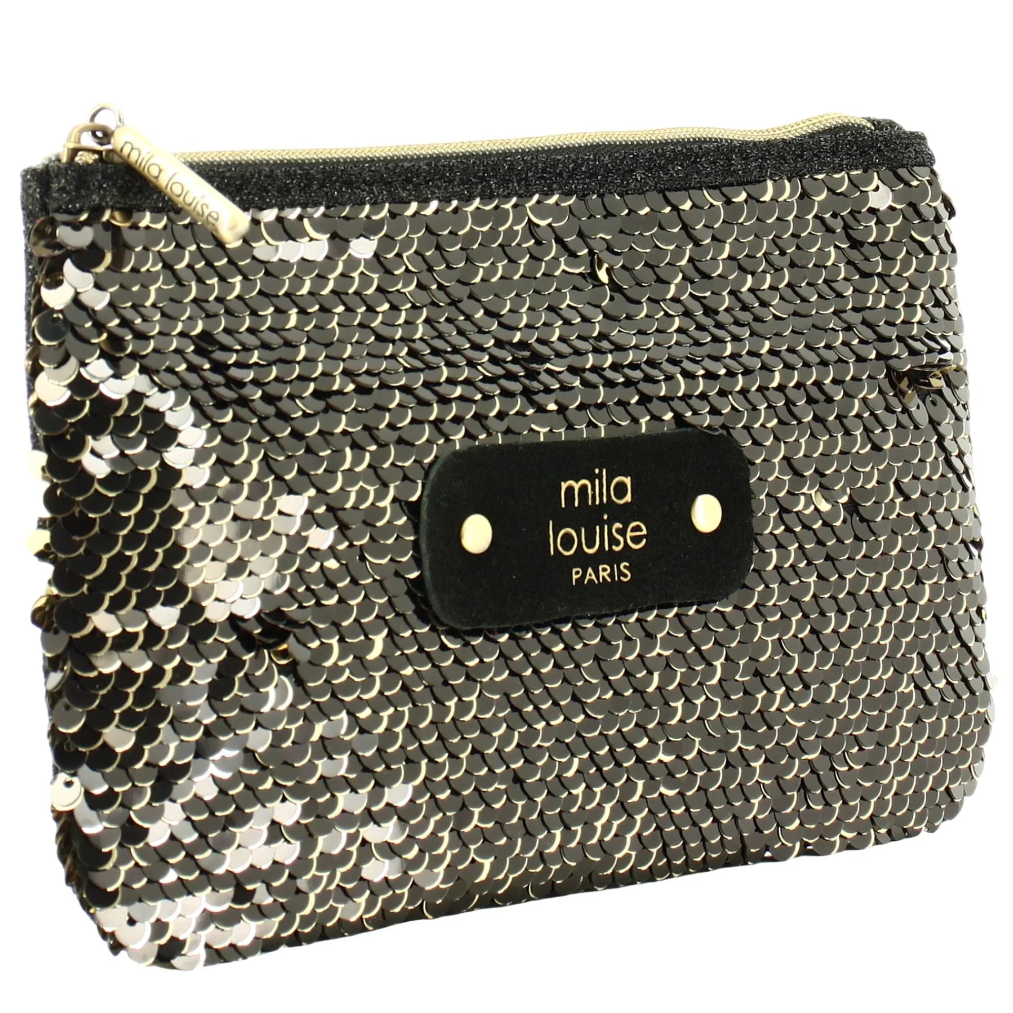 Mila Louise Pochettes*Petite pochette zippee a sequins SC7