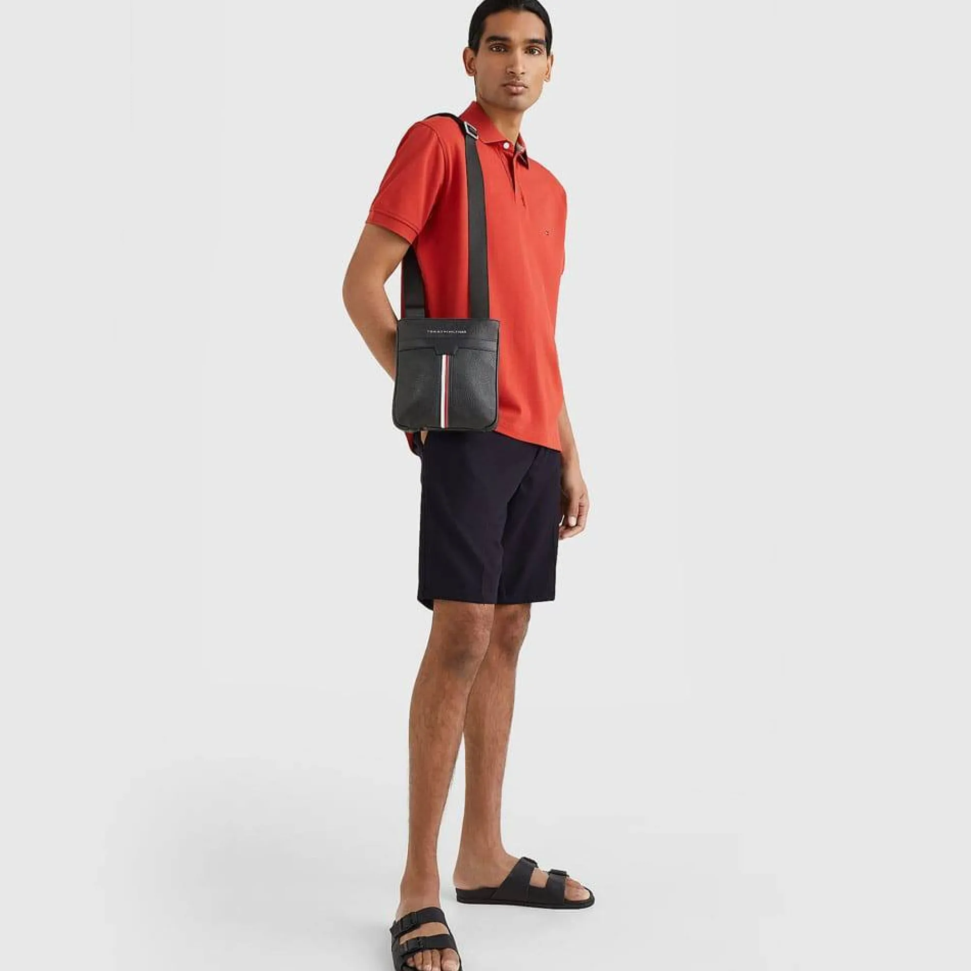 Tommy Hilfiger Petites Sacoches Homme*Petite sacoche Downtown effet graine Noir