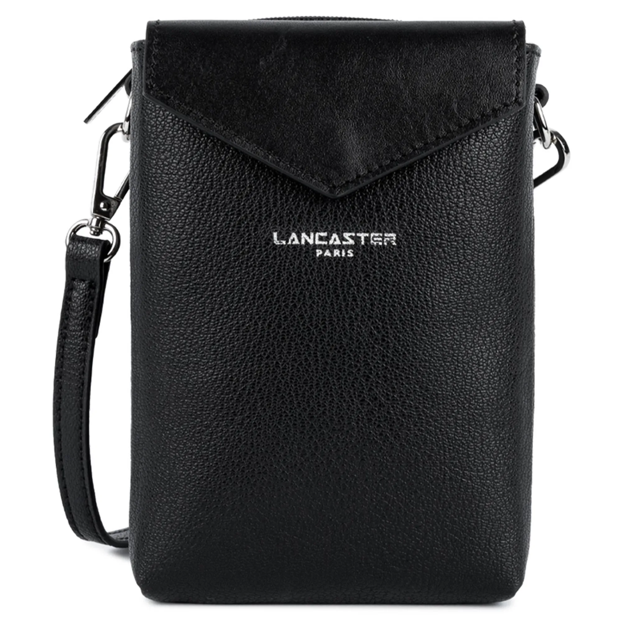 Lancaster Sacs Bandoulière*Pochette smartphone Double Zip Maya Noir