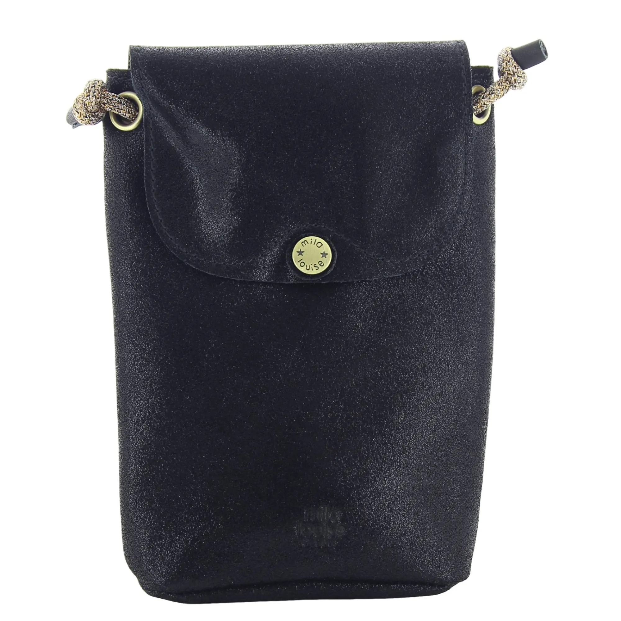 Mila Louise Etuis Smartphone*Pochette telephone Roel X cuir irise Noir