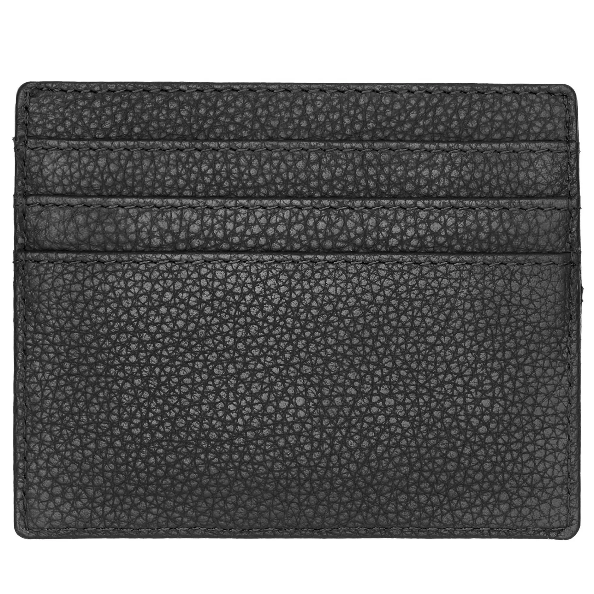 Hugo Boss Porte-Cartes Homme*Porte-cartes Classic Grained en cuir graine Noir