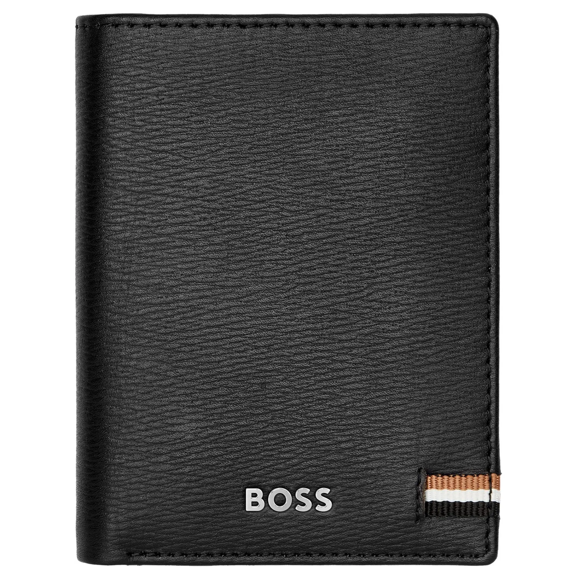 Hugo Boss Porte-Cartes Homme*Porte-cartes double homme Iconic cuir Noir