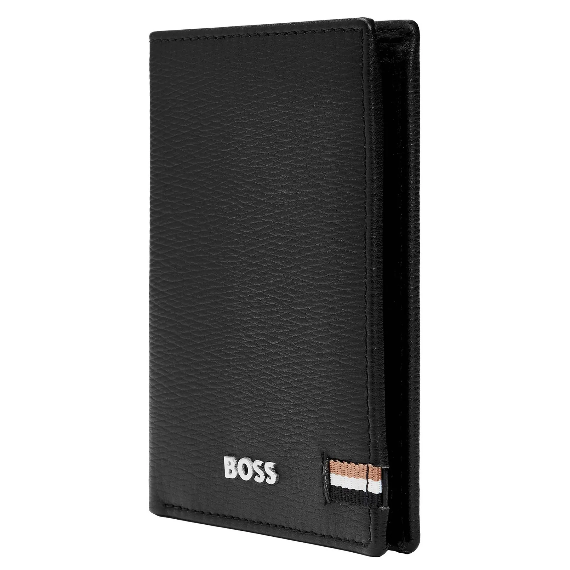 Hugo Boss Porte-Cartes Homme*Porte-cartes double homme Iconic cuir Noir