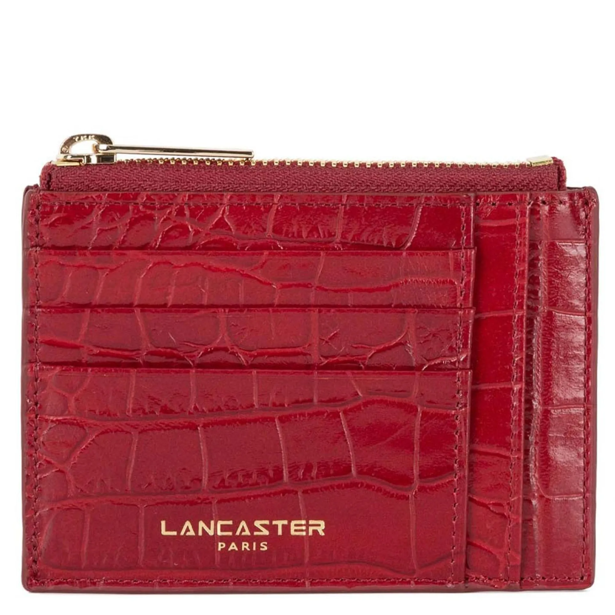 Lancaster Porte-Cartes Femme*Porte-cartes effet croco Exo