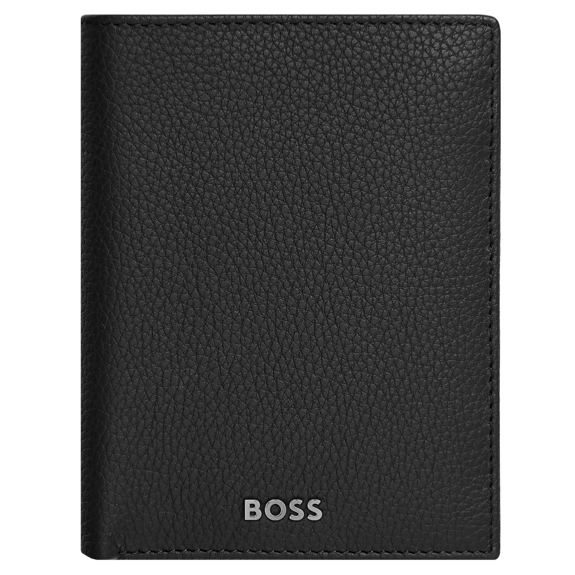 Hugo Boss Porte-Cartes Homme*Porte-cartes Flap Classic Grained cuir Noir