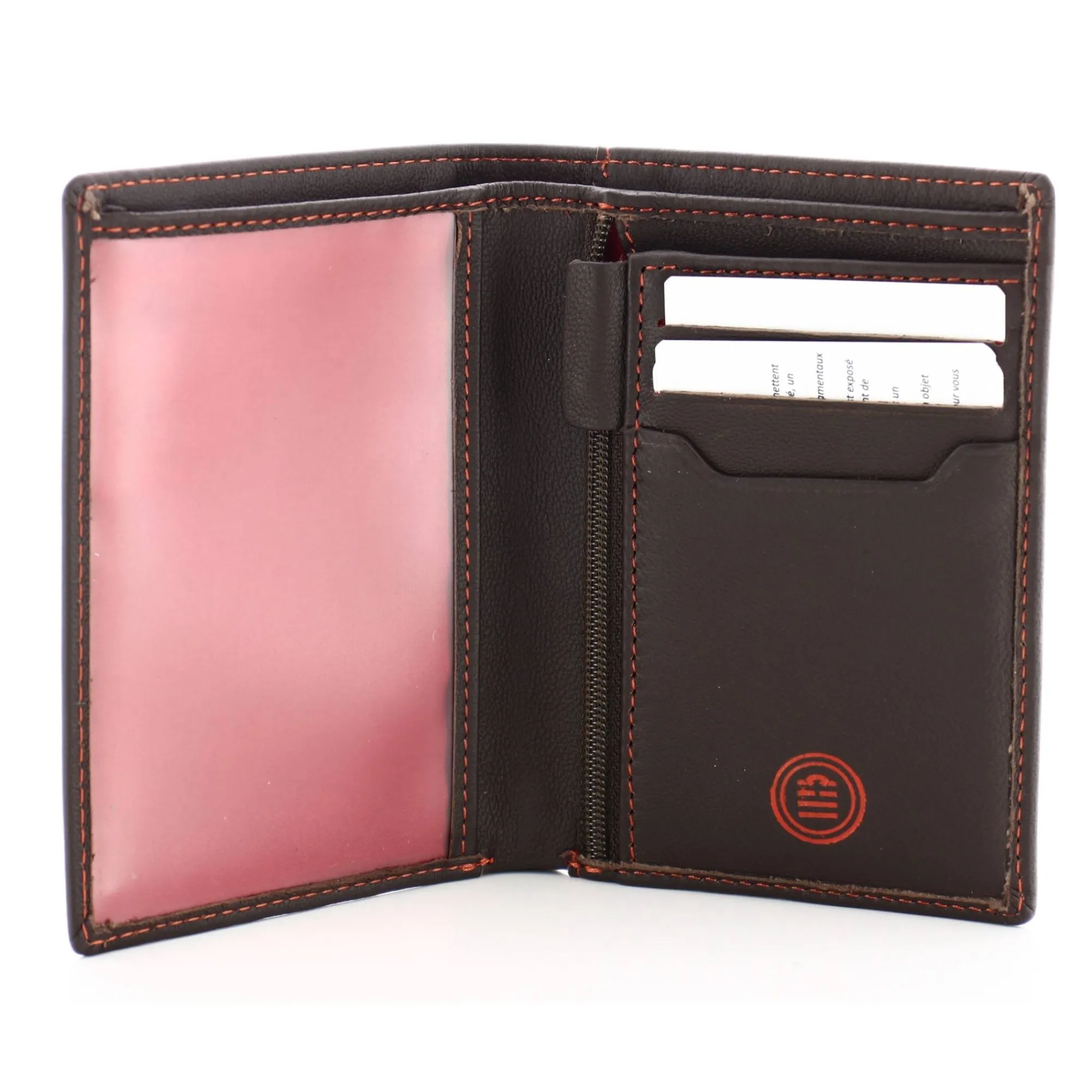 Serge Blanco Porte-Cartes Homme*Porte-cartes Wyoming en cuir 2 volets Marron