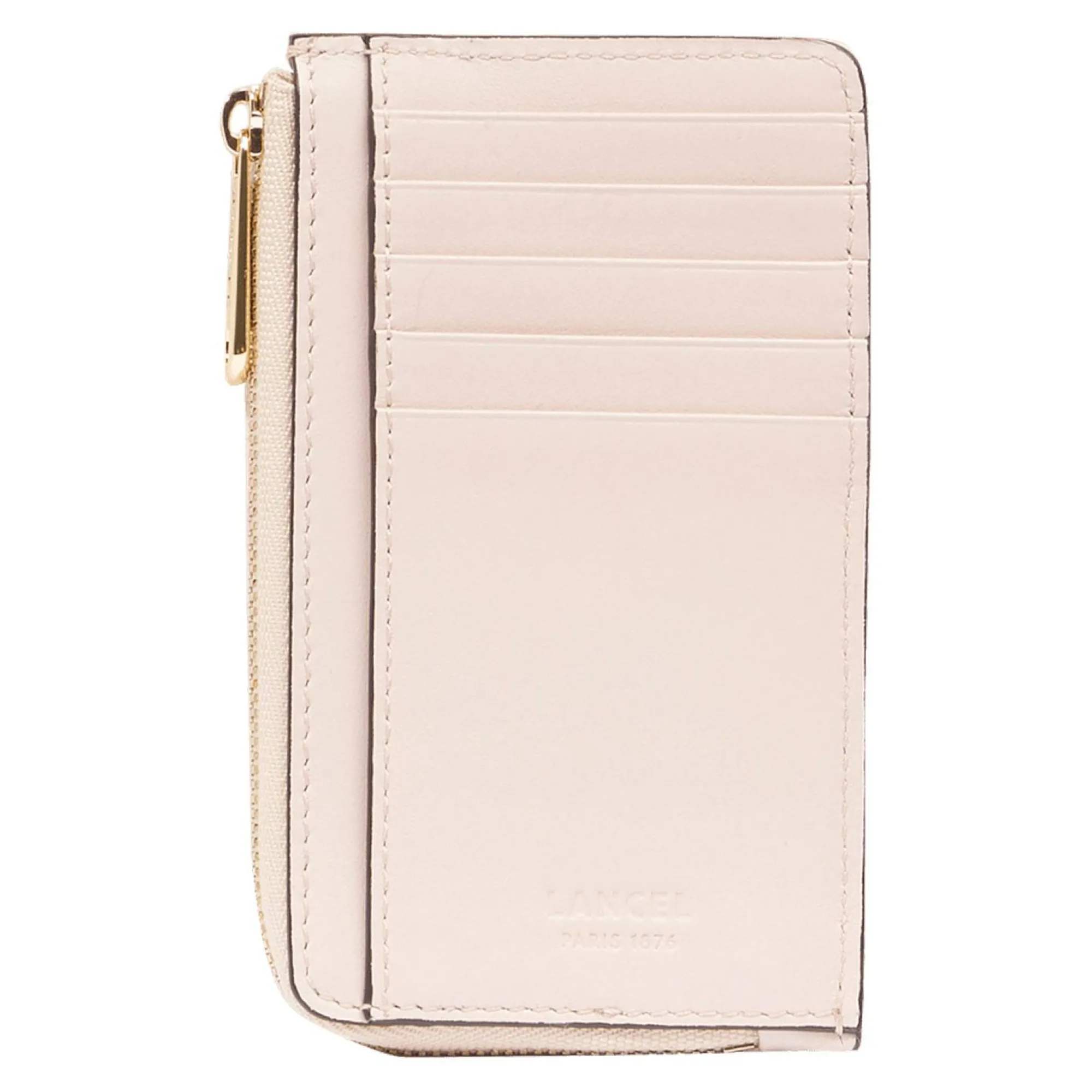 Lancel Porte-Cartes Femme*Porte-cartes zippe Angele cuir lisse