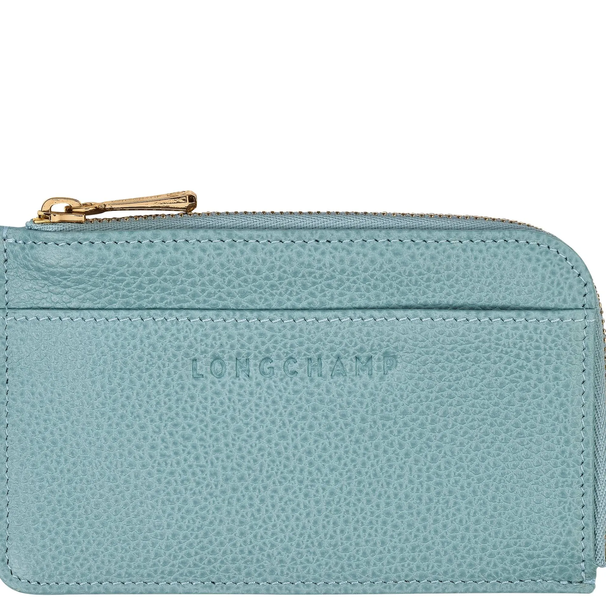 Longchamp Porte-Cartes Femme*Porte-cartes zippe Le Foulonne cuir