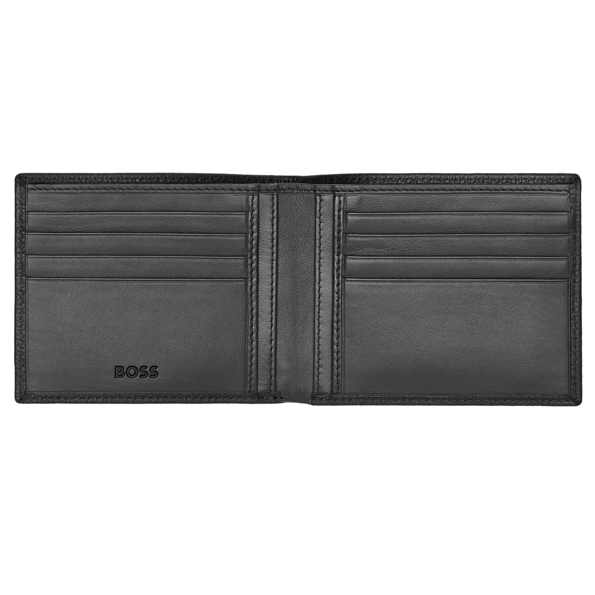 Hugo Boss Portefeuilles Homme | Porte-Cartes Homme*Portefeuille Classic Grained en cuir graine Noir