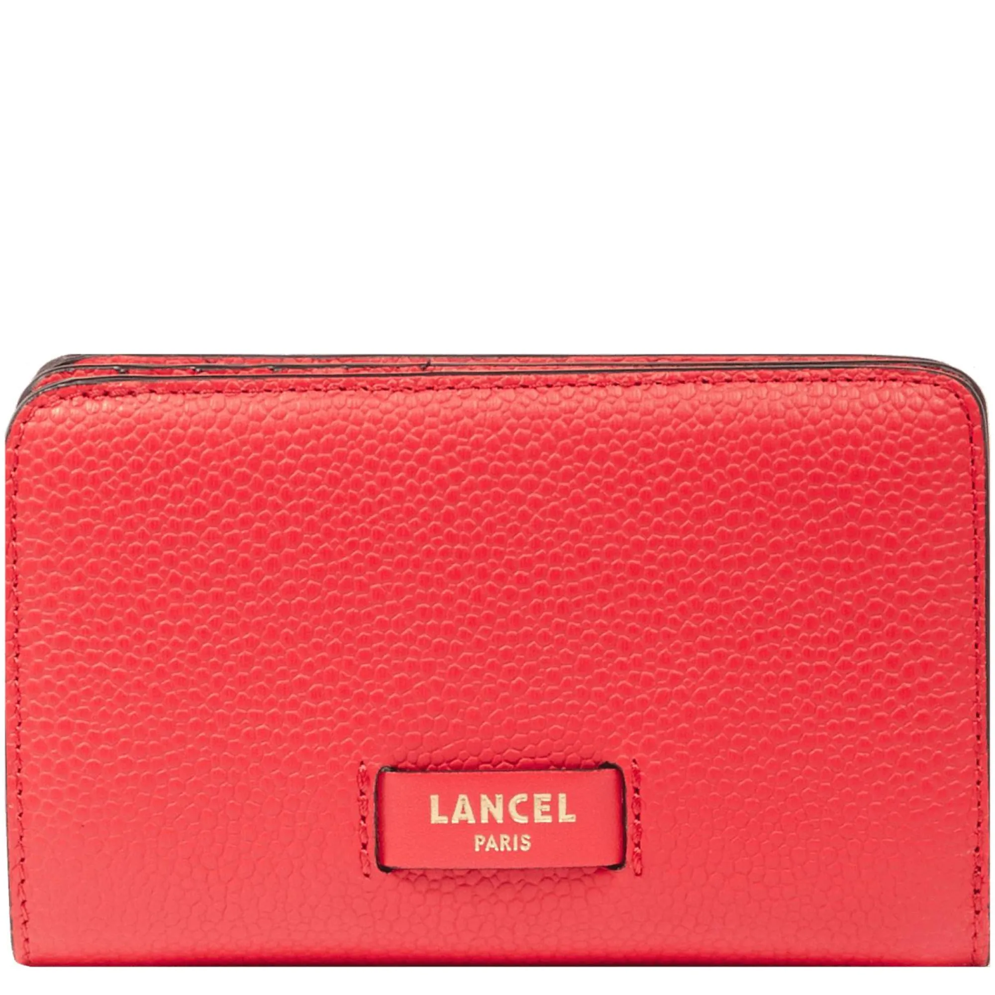 Lancel Portefeuilles Femme*Portefeuille compact Ninon zippe en cuir graine