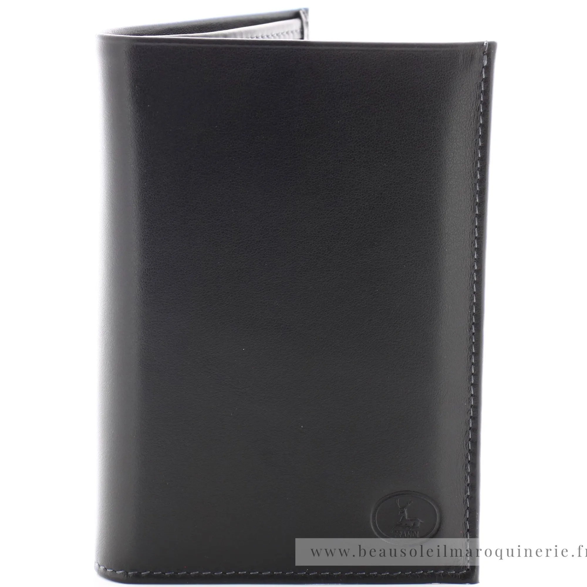 Frandi Portefeuilles Homme*Portefeuille cuir Luxe 2 volets multi-cartes Noir