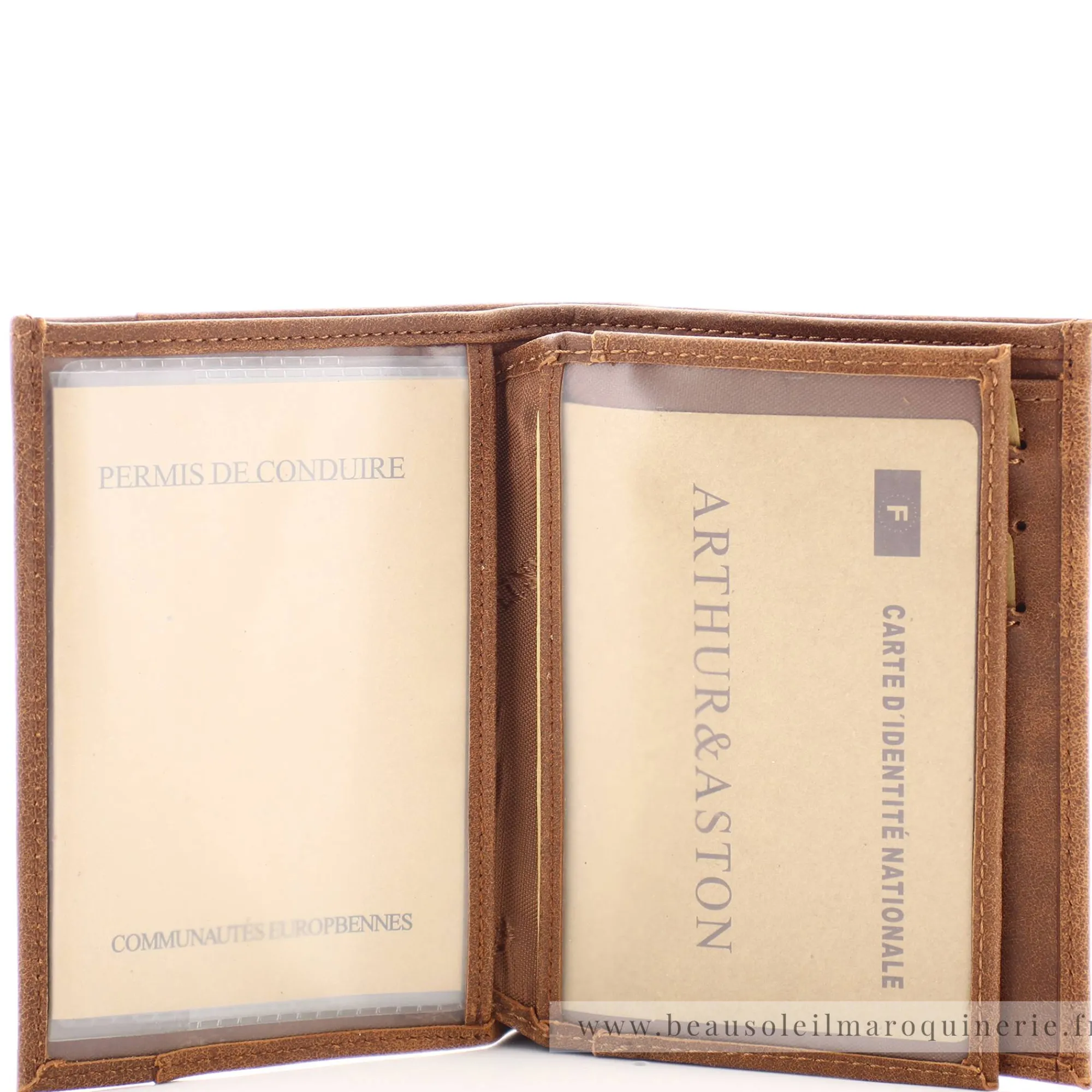 Arthur Aston Portefeuilles Homme*Portefeuille europeen cuir Diego