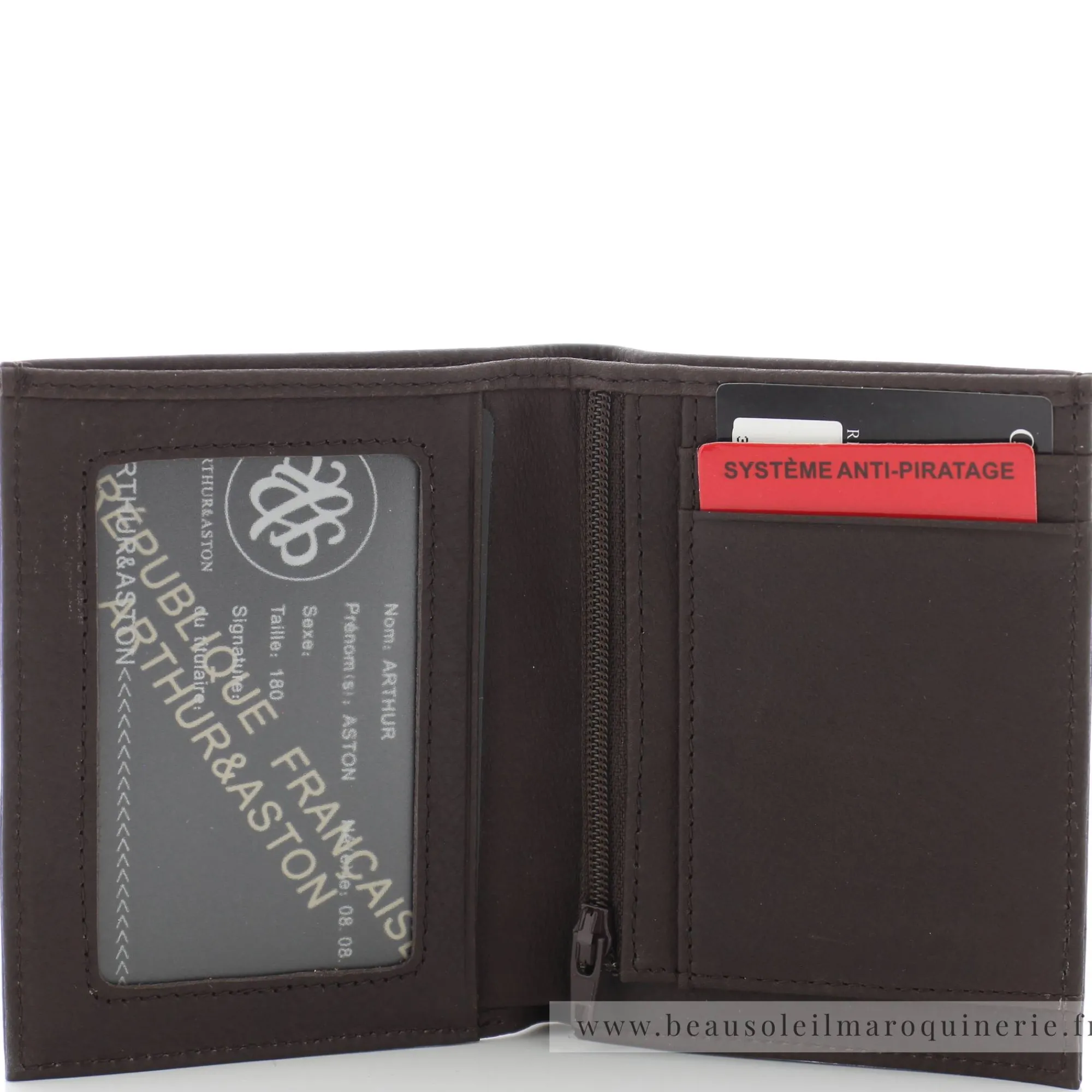 Arthur Aston Portefeuilles Homme*Portefeuille homme en cuir Oscar