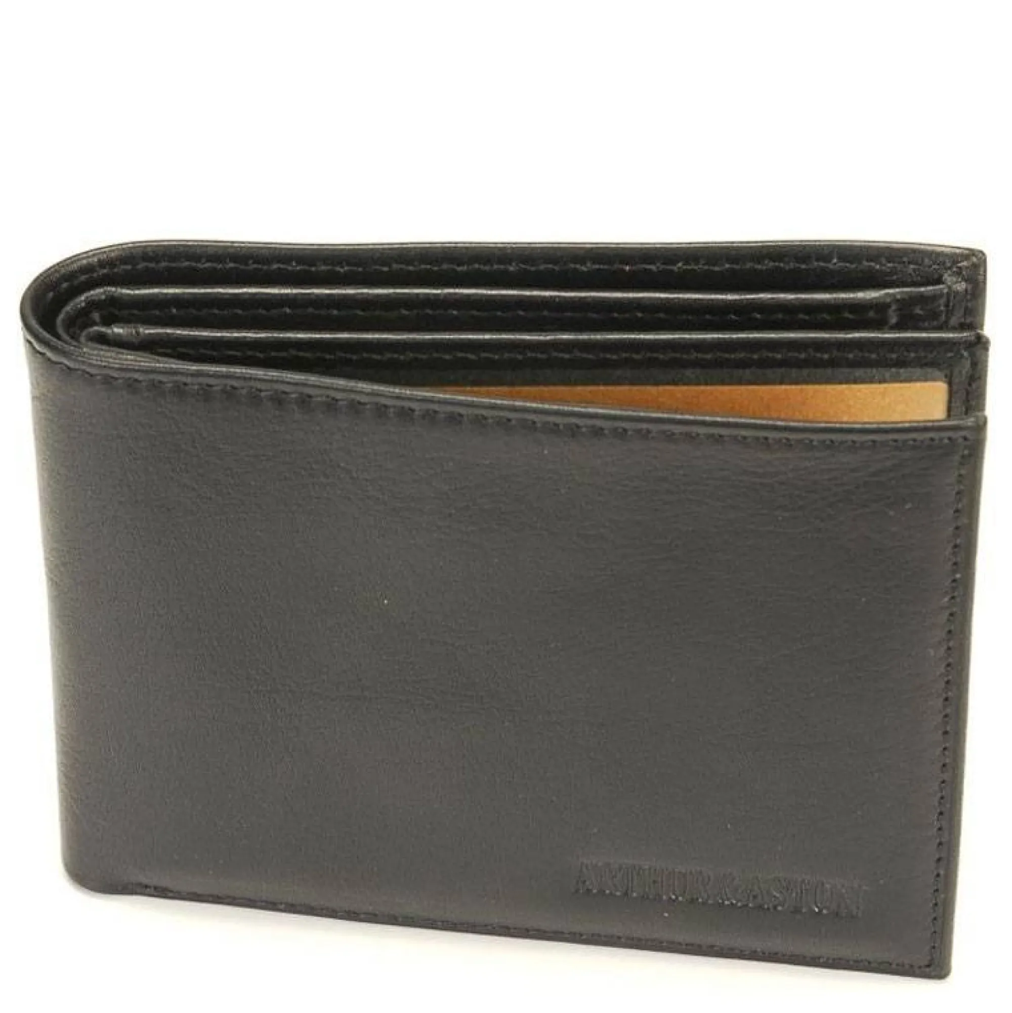Arthur Aston Portefeuilles Homme*Portefeuille italien Adam en cuir Noir