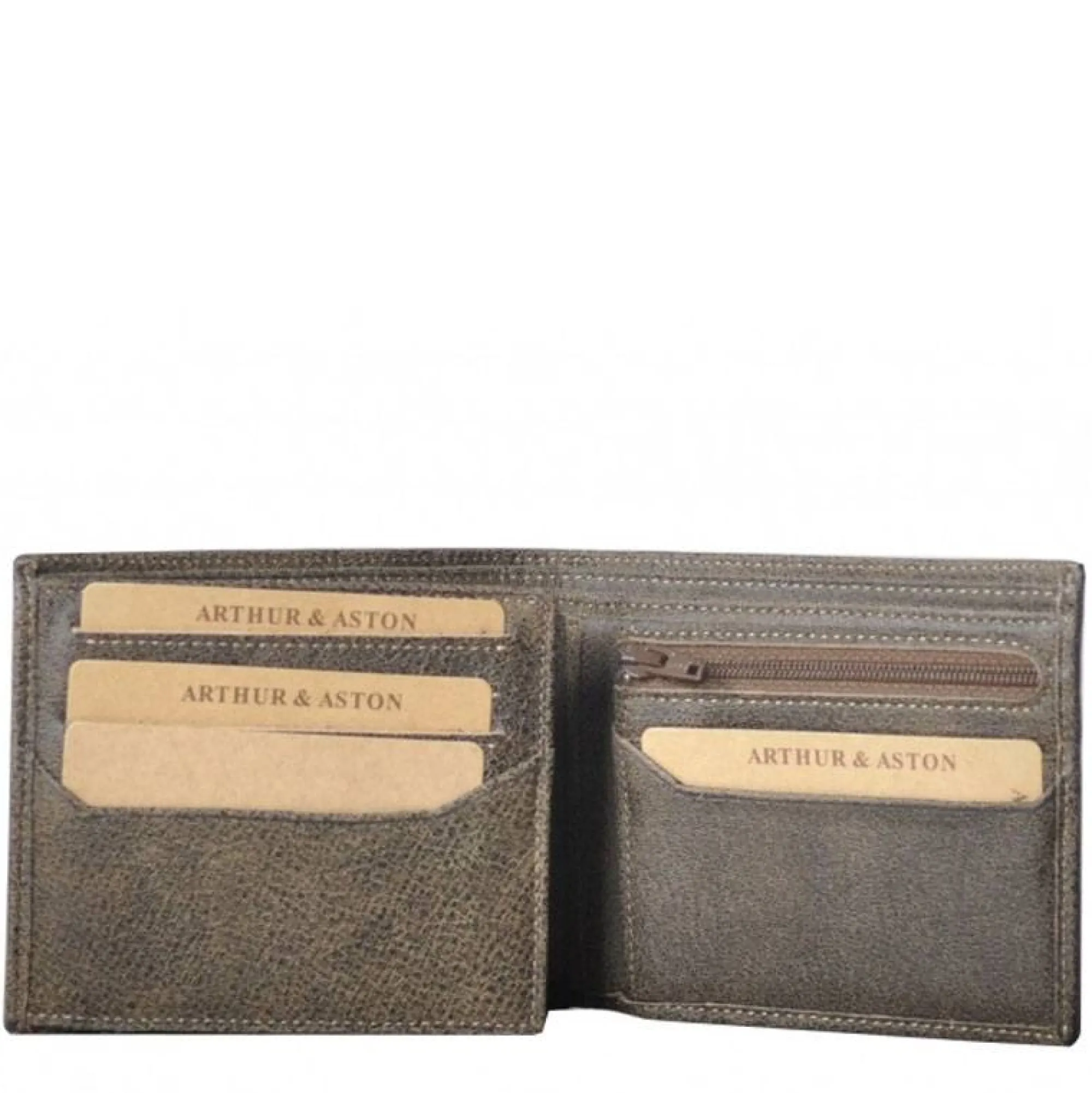 Arthur Aston Portefeuilles Homme*Portefeuille italien cuir destroy Cristiano