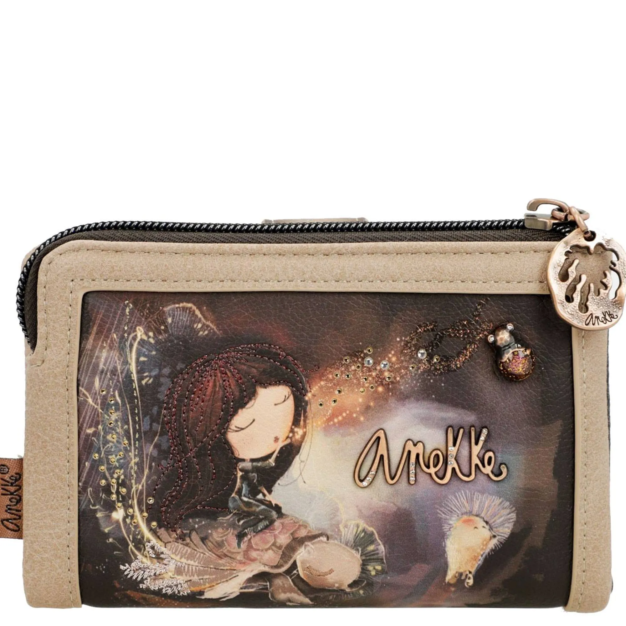 Anekke Portefeuilles Femme*Portefeuille moyen Dreamverse RFID Marron